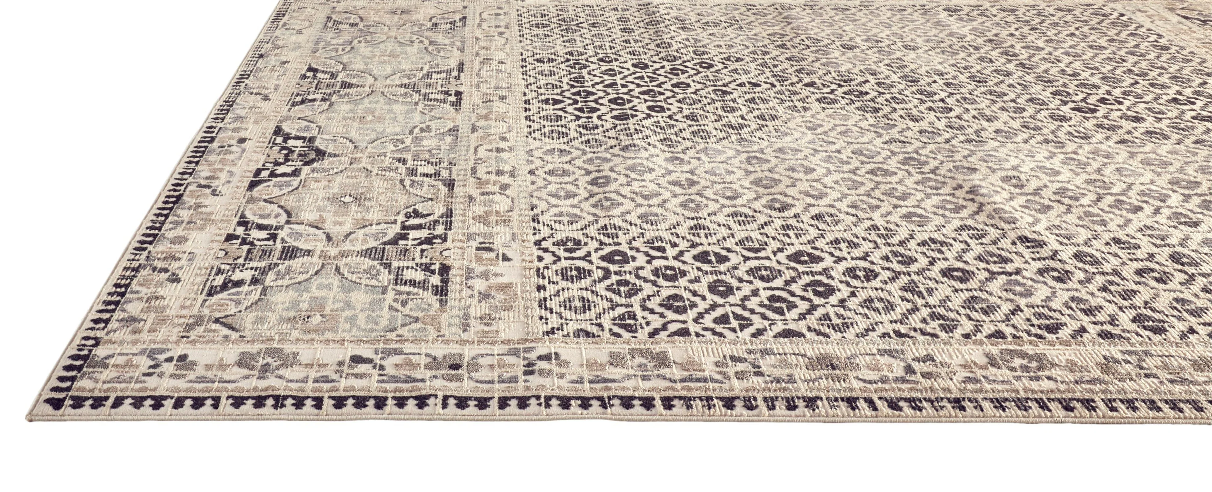 Feizy Kano 3874F Rug in Gray/Ivory - Image 9
