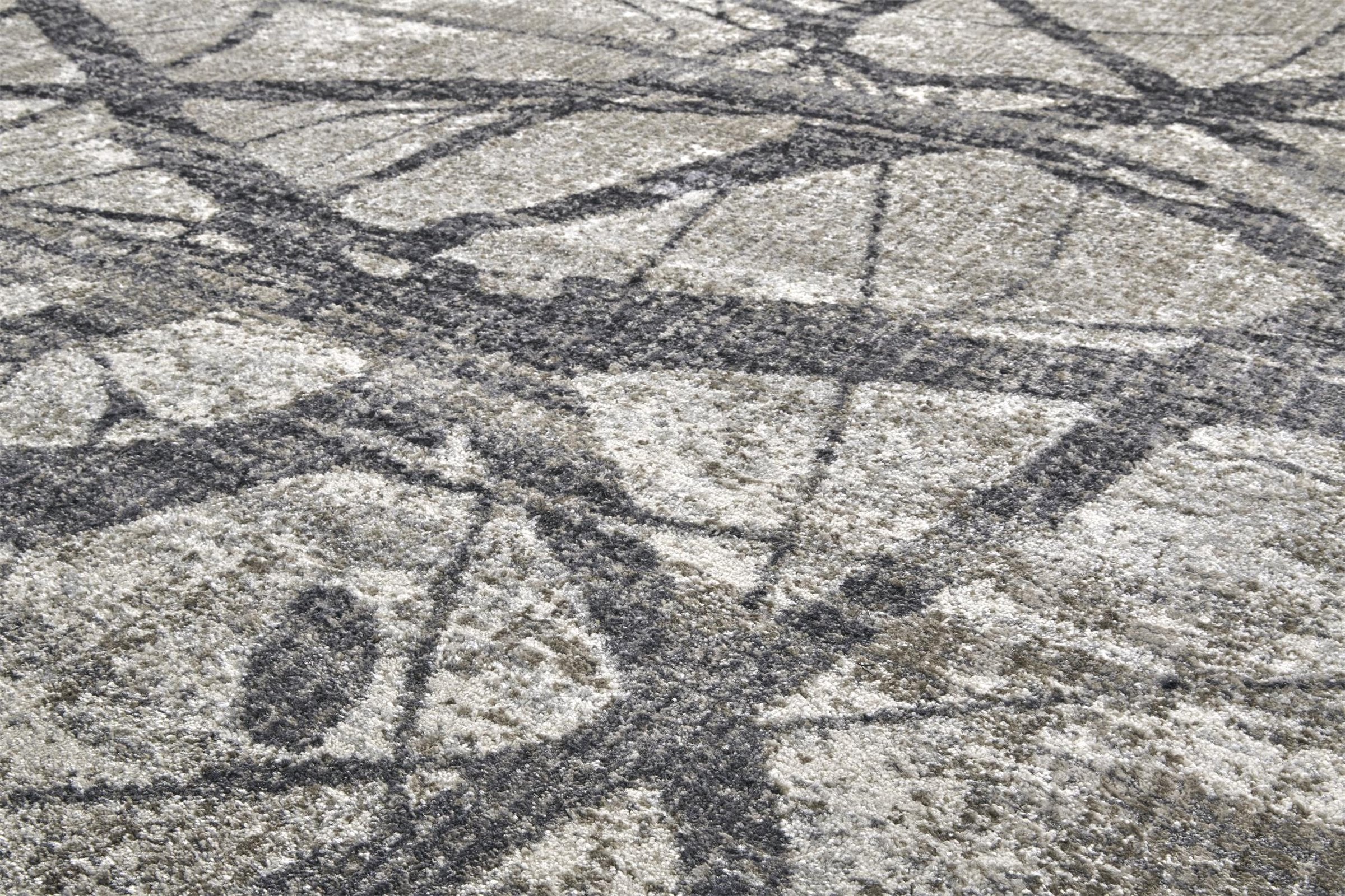 Feizy Kano 3877F Rug in Charcoal/Gray - Image 11
