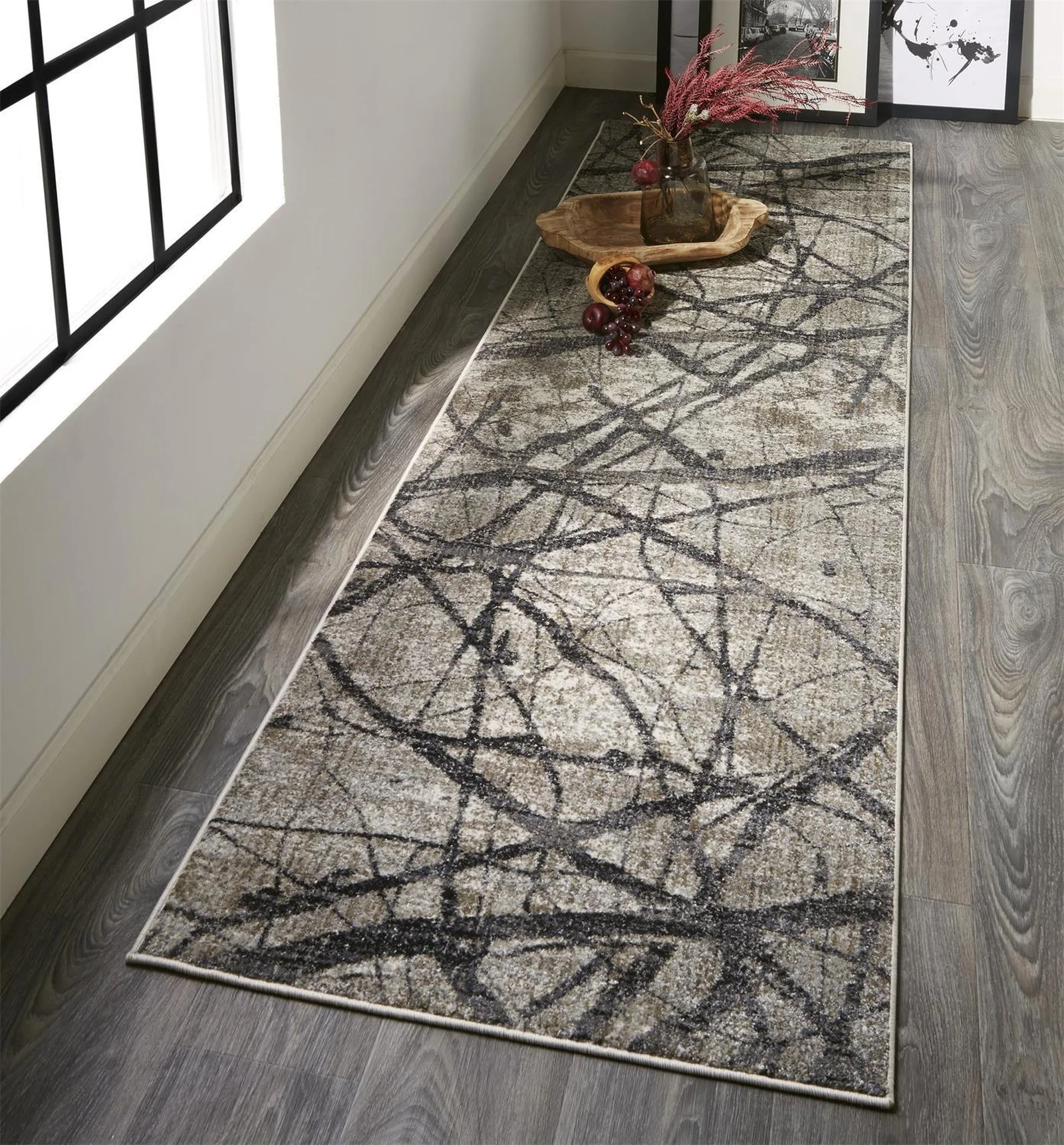 Feizy Kano 3877F Rug in Charcoal/Gray - Image 13