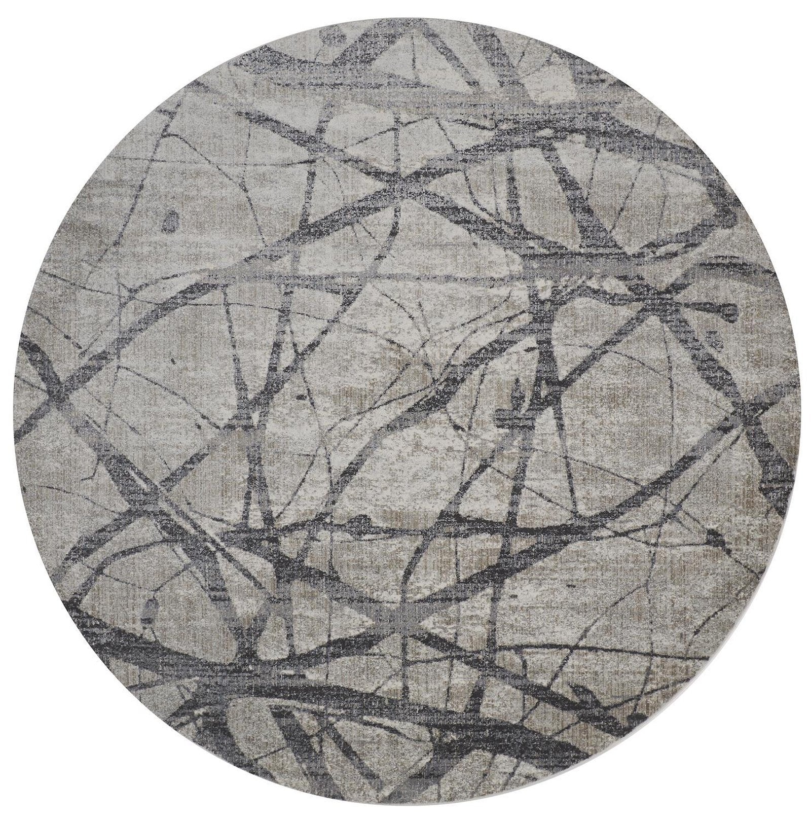 Feizy Kano 3877F Rug in Charcoal/Gray - Image 2