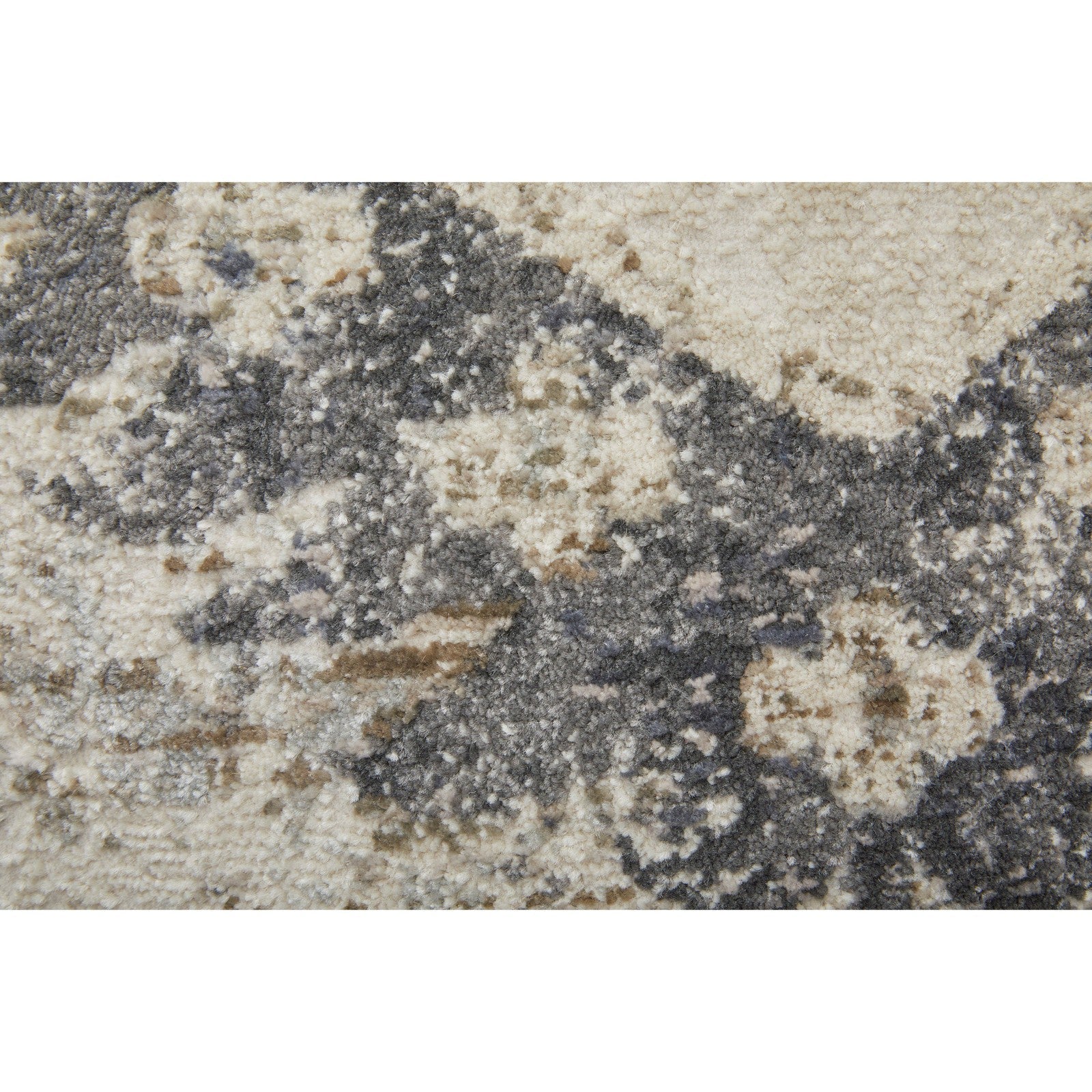 Feizy Kano 39LJF Transitional Distressed Rug in Ivory/Taupe/Gray - Image 10