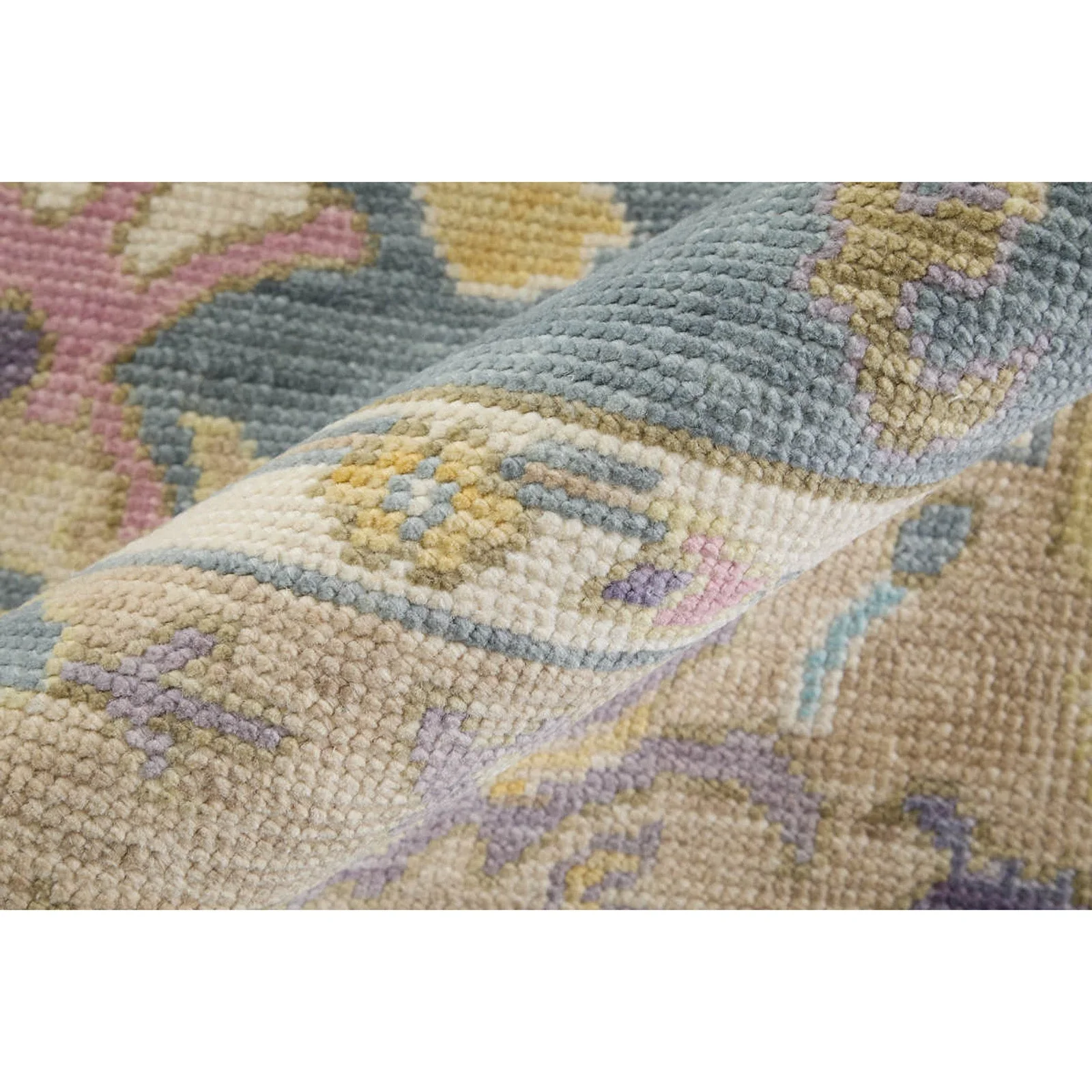 Feizy Karina 6791F Traditional Persian in Gold/Blue/Purple - Image 7
