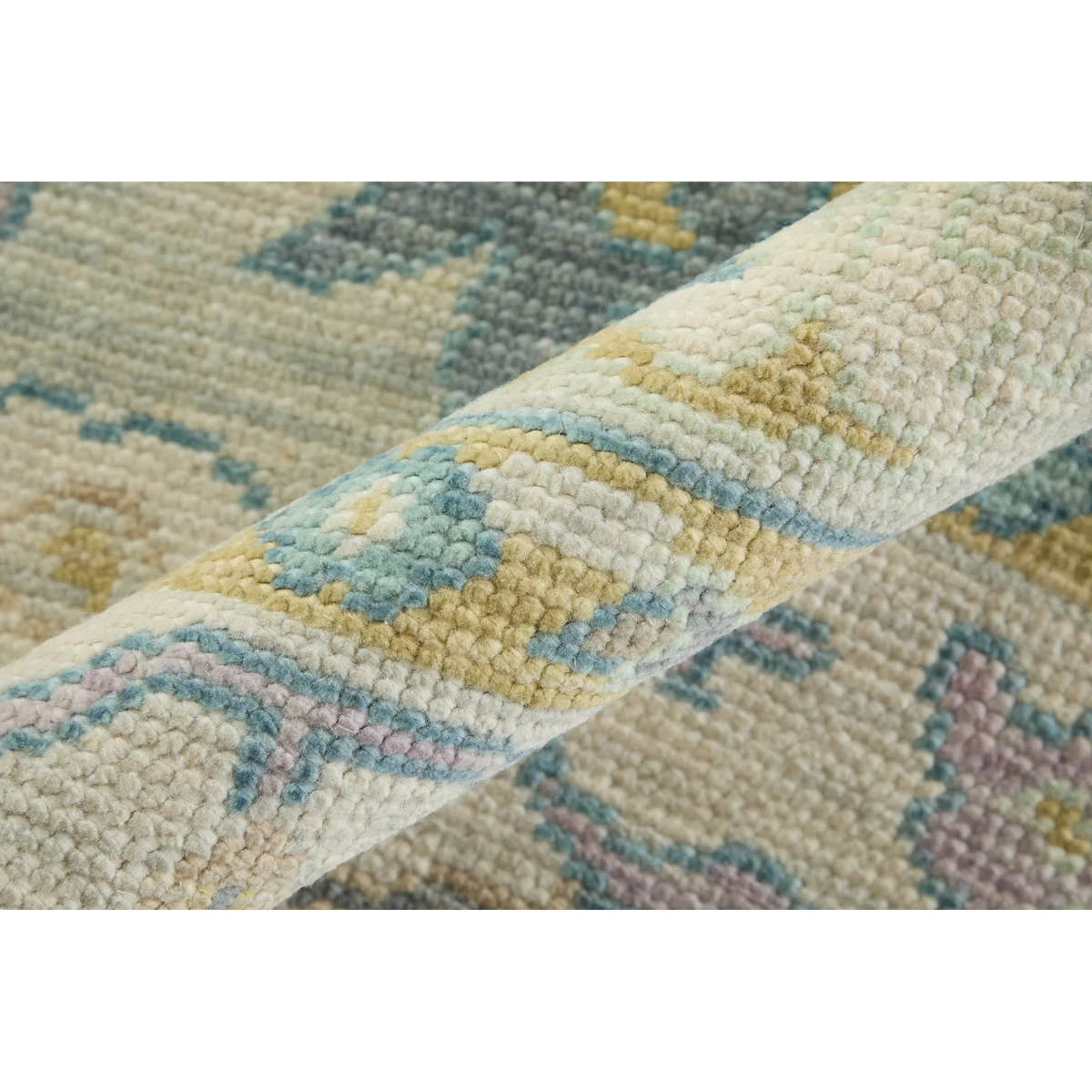 Feizy Karina 6791F Traditional Persian in Gray/Purple/Gold - Image 7