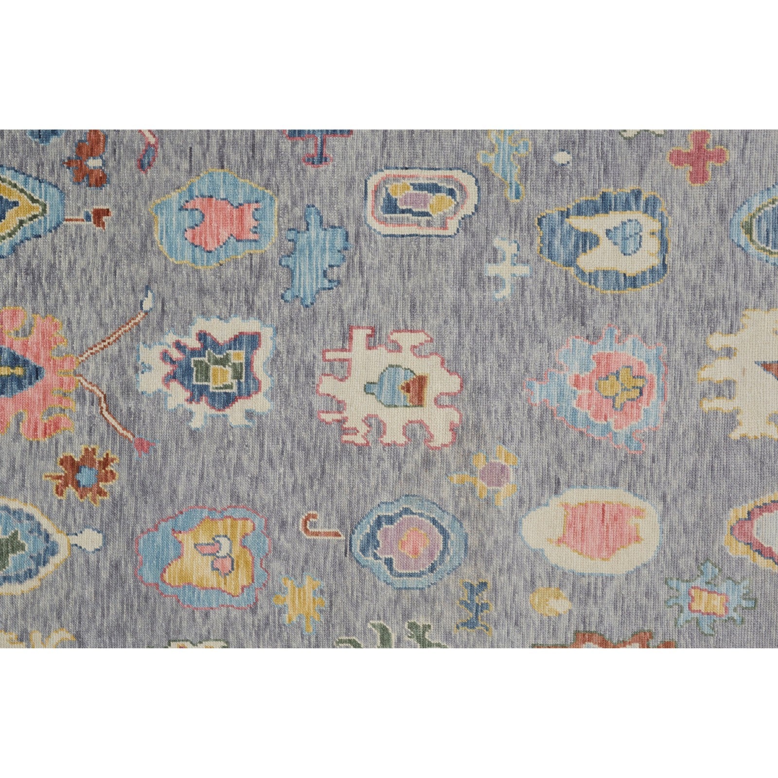 Feizy Karina 6792F Traditional Persian in Blue/Gray/Red - Image 7