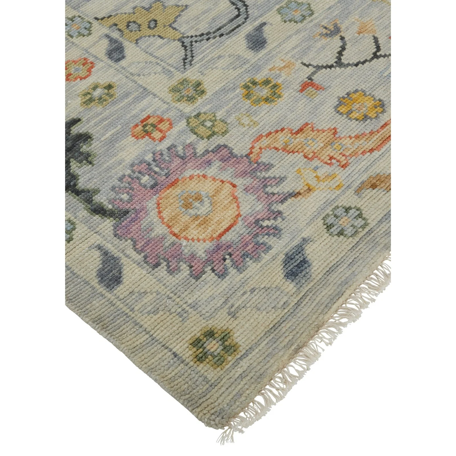 Feizy Karina 6793F Traditional Persian in Gray/Yellow/Red - Image 5