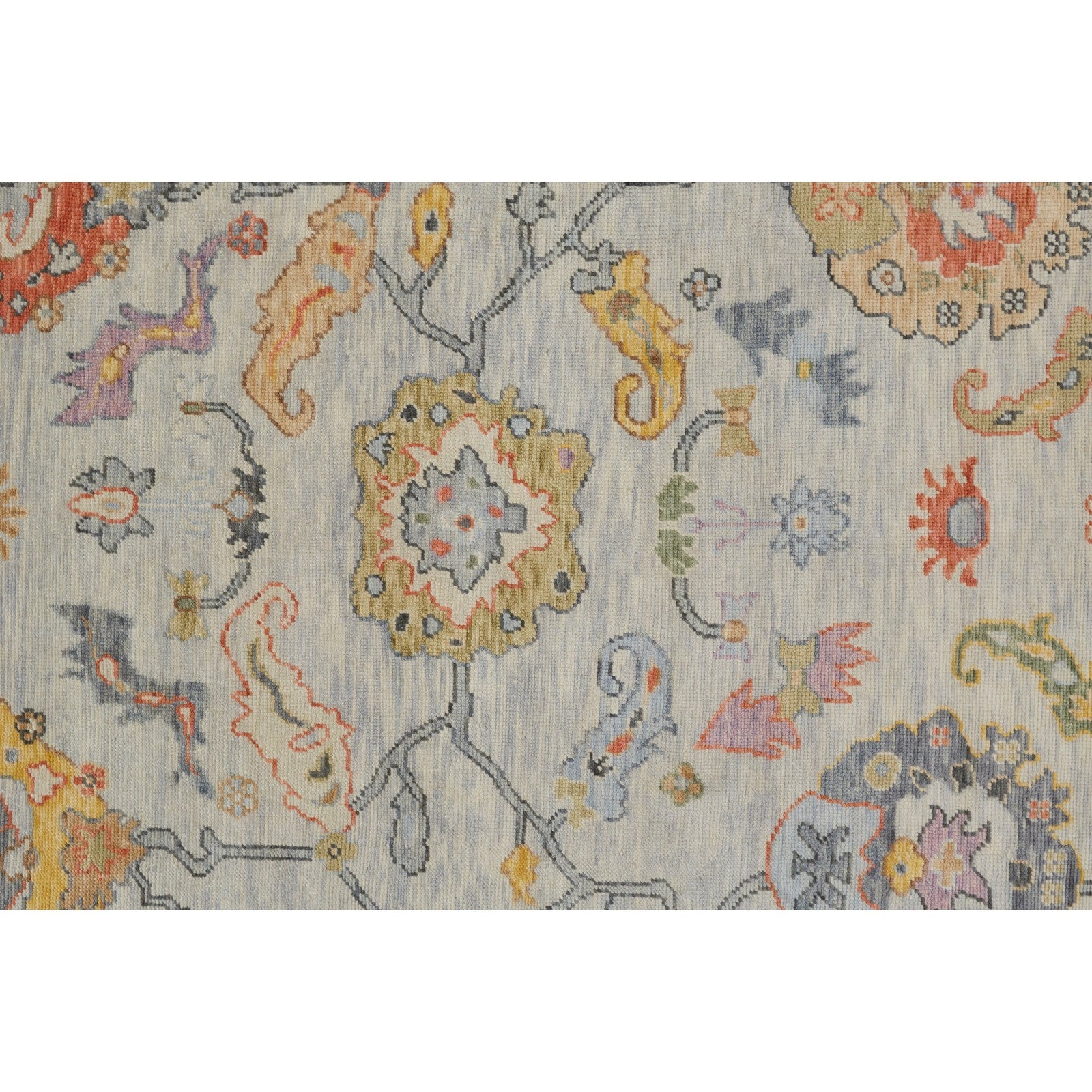 Feizy Karina 6793F Traditional Persian in Gray/Yellow/Red - Image 7