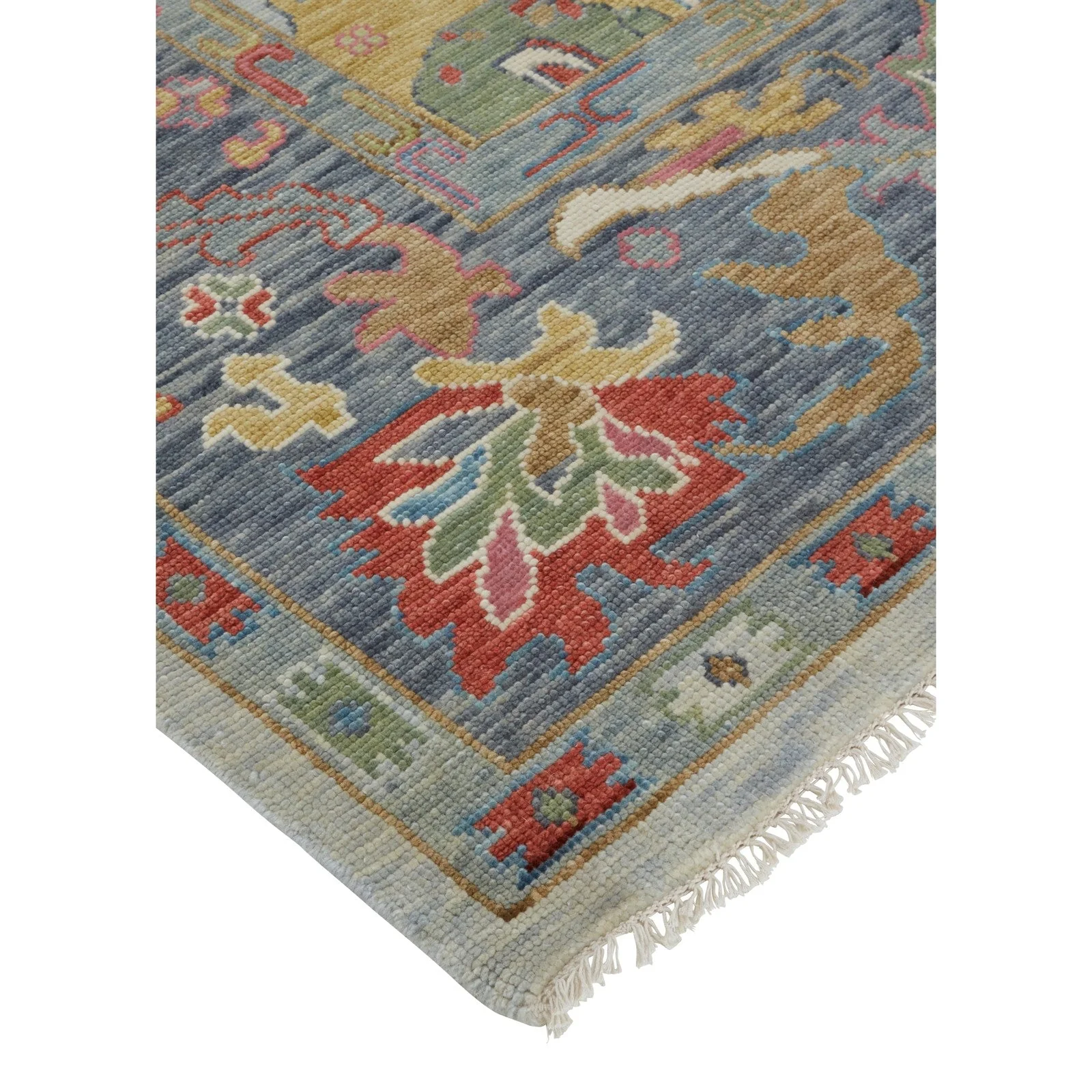 Feizy Karina 6794F Traditional Persian in Blue/Gray/Gold - Image 5