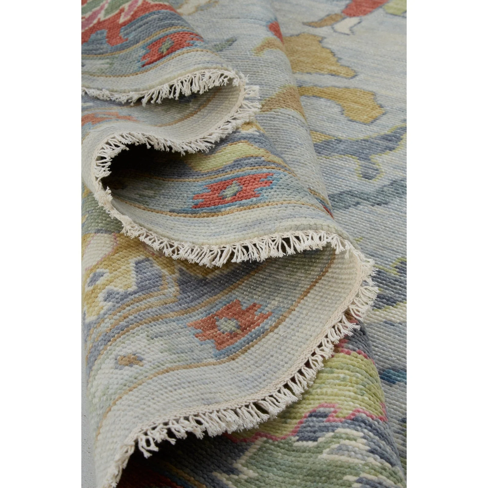 Feizy Karina 6794F Traditional Persian in Blue/Gray/Gold - Image 8