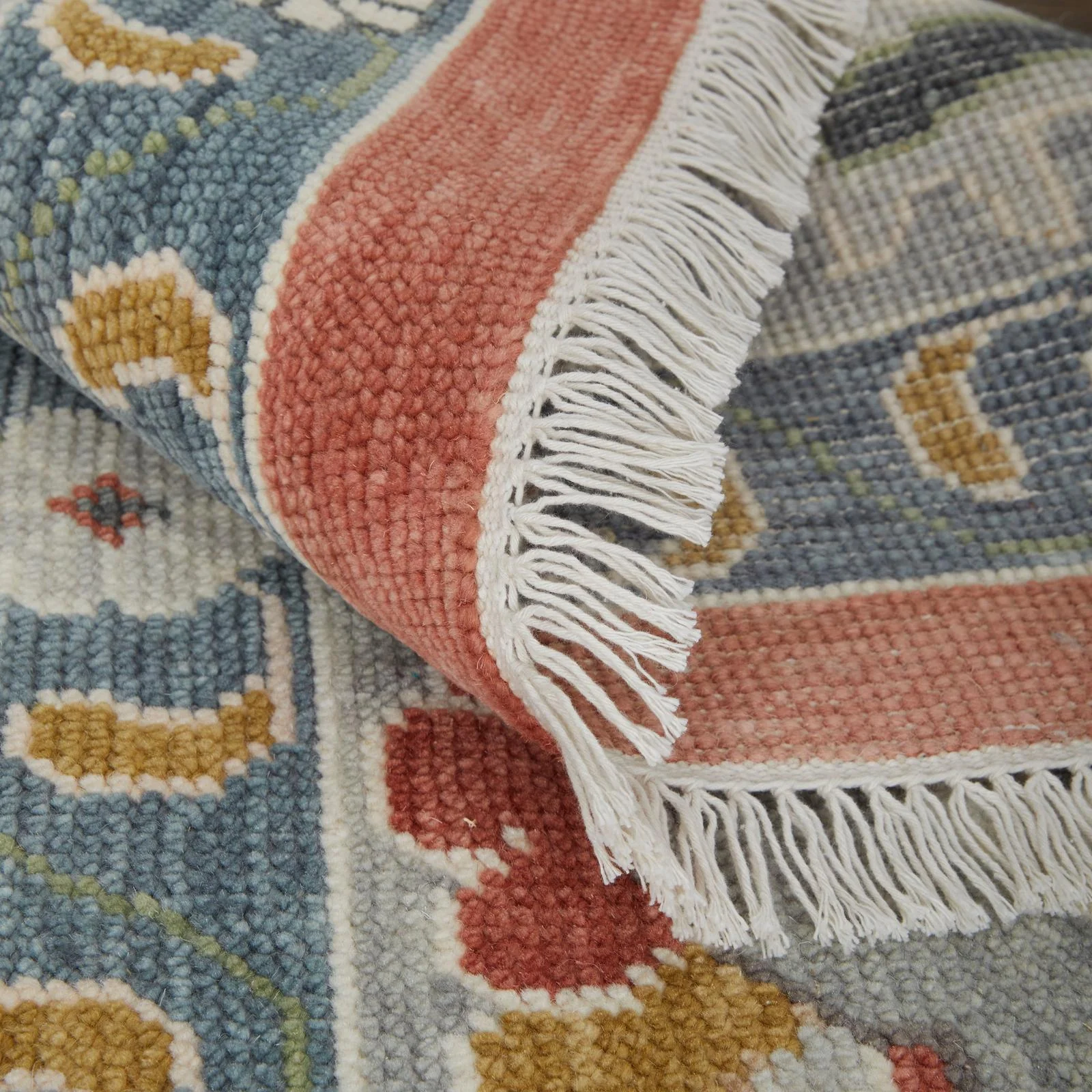 Feizy Karina 69G4F Transitional Floral & Botanical Rug in Red/Gray/Ivory - Image 6