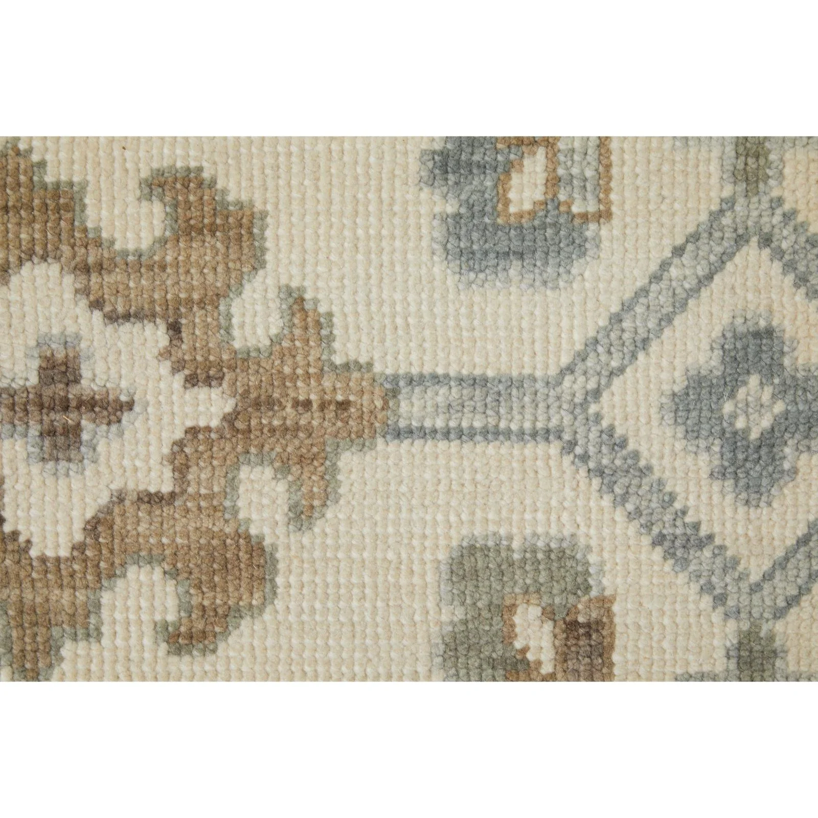 Feizy Karina 69G5F Transitional Floral & Botanical Rug in Ivory/Gray/Brown - Image 6