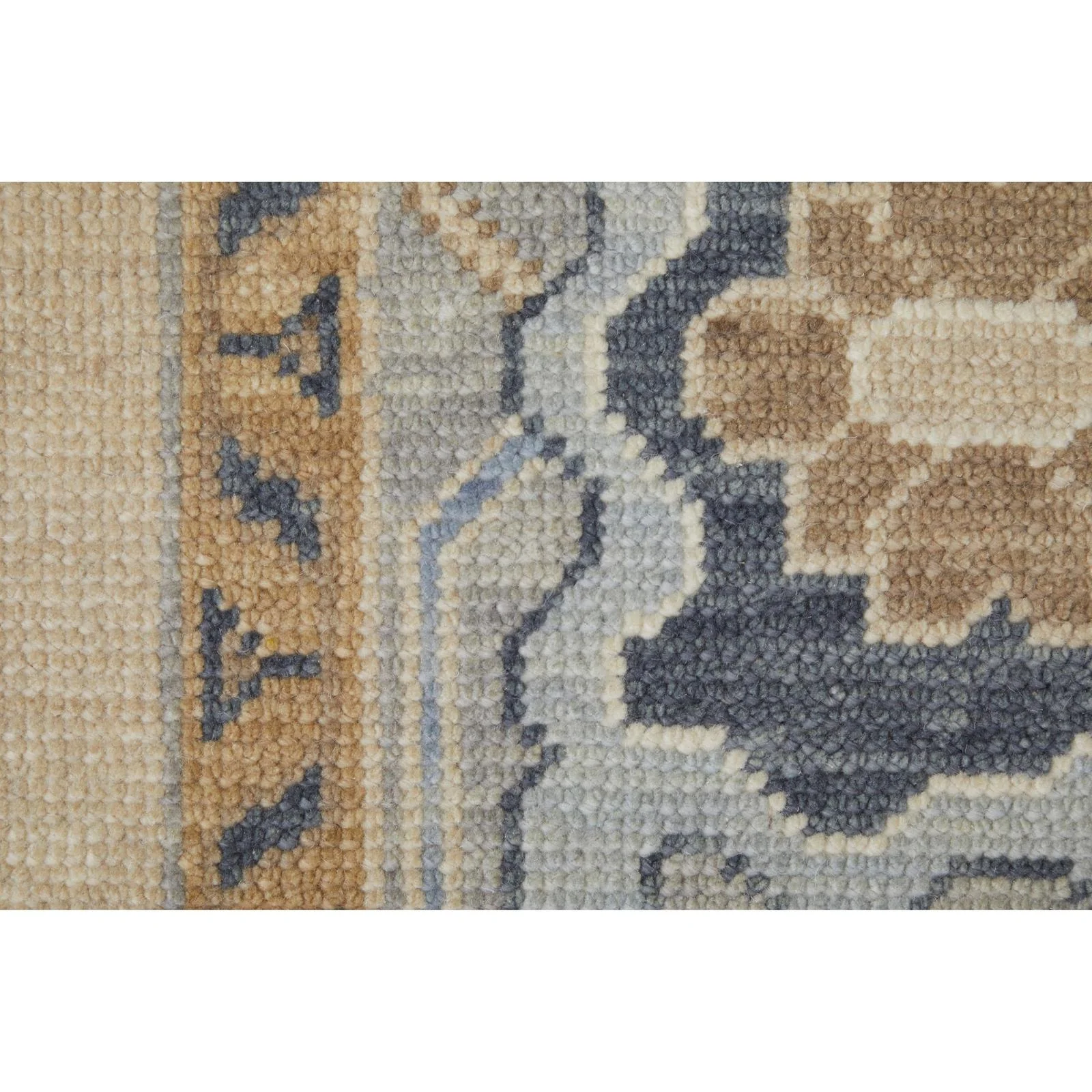 Feizy Karina 69G6F Transitional Floral & Botanical Rug in Ivory/Blue/Tan - Image 5