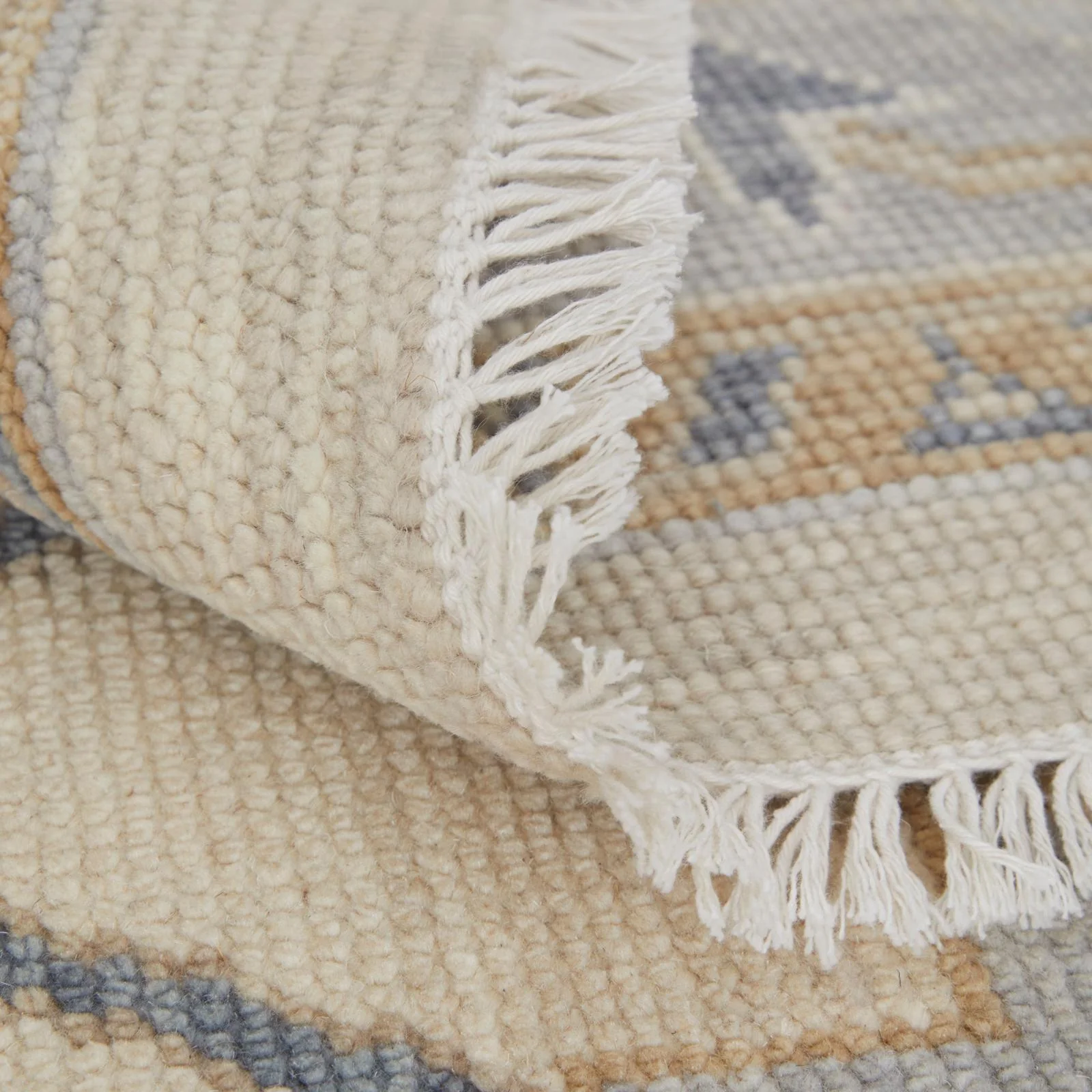 Feizy Karina 69G6F Transitional Floral & Botanical Rug in Ivory/Blue/Tan - Image 6