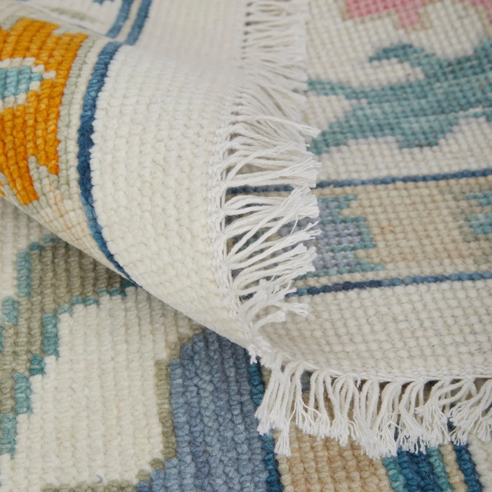 Feizy Karina 69G8F Transitional Floral & Botanical Rug in Ivory/Blue/Pink - Image 6