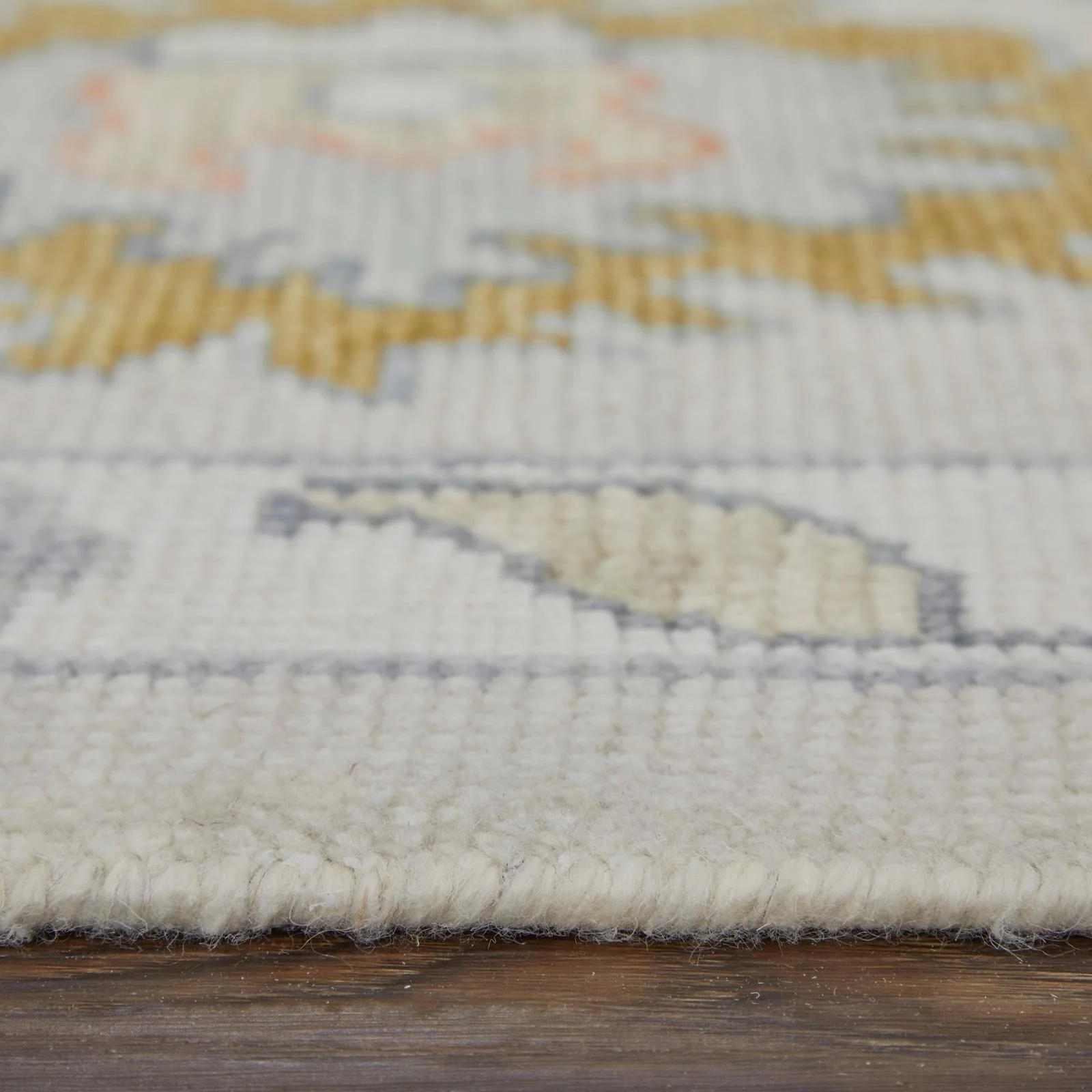Feizy Karina 69GBF Transitional Floral & Botanical Rug in Ivory/Gold/Green - Image 7
