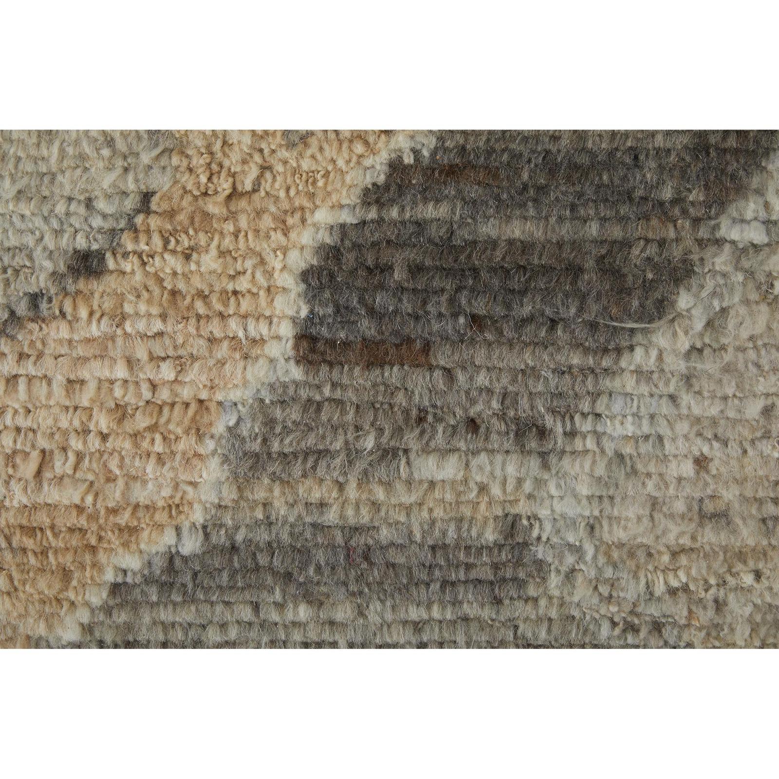 Feizy Kasbah 69FZF Transitional Moroccan Rug in Ivory/Gray/Orange - Image 4