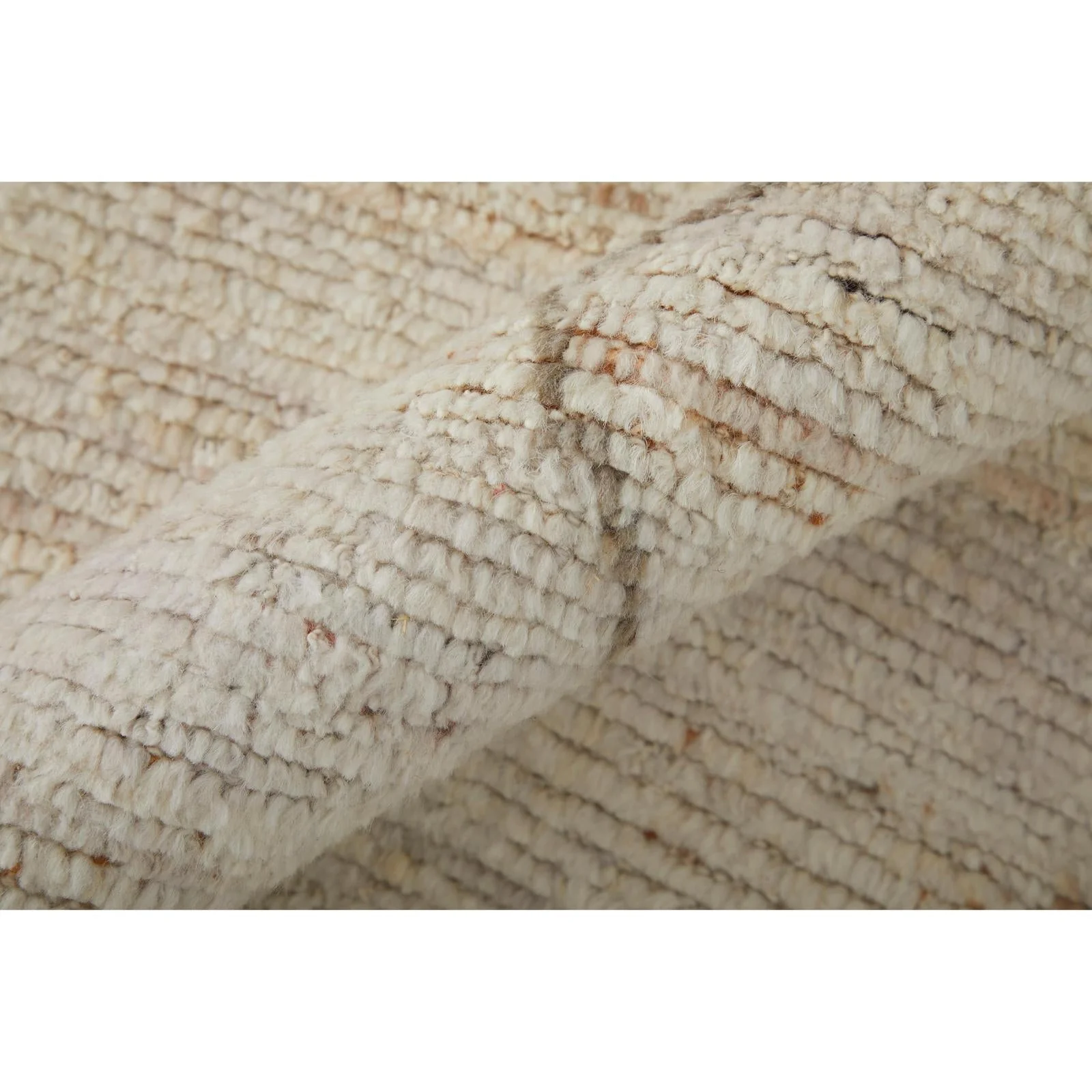 Feizy Kasbah 69G0F Transitional Moroccan Rug in Ivory/Tan/Orange - Image 5