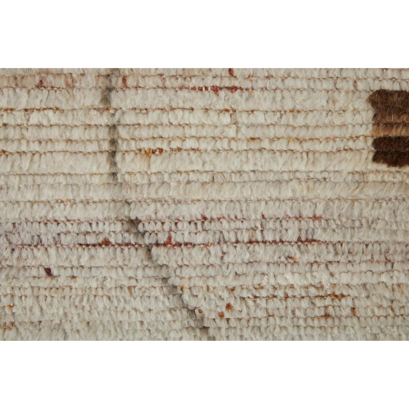 Feizy Kasbah 69G0F Transitional Moroccan Rug in Ivory/Tan/Orange - Image 6