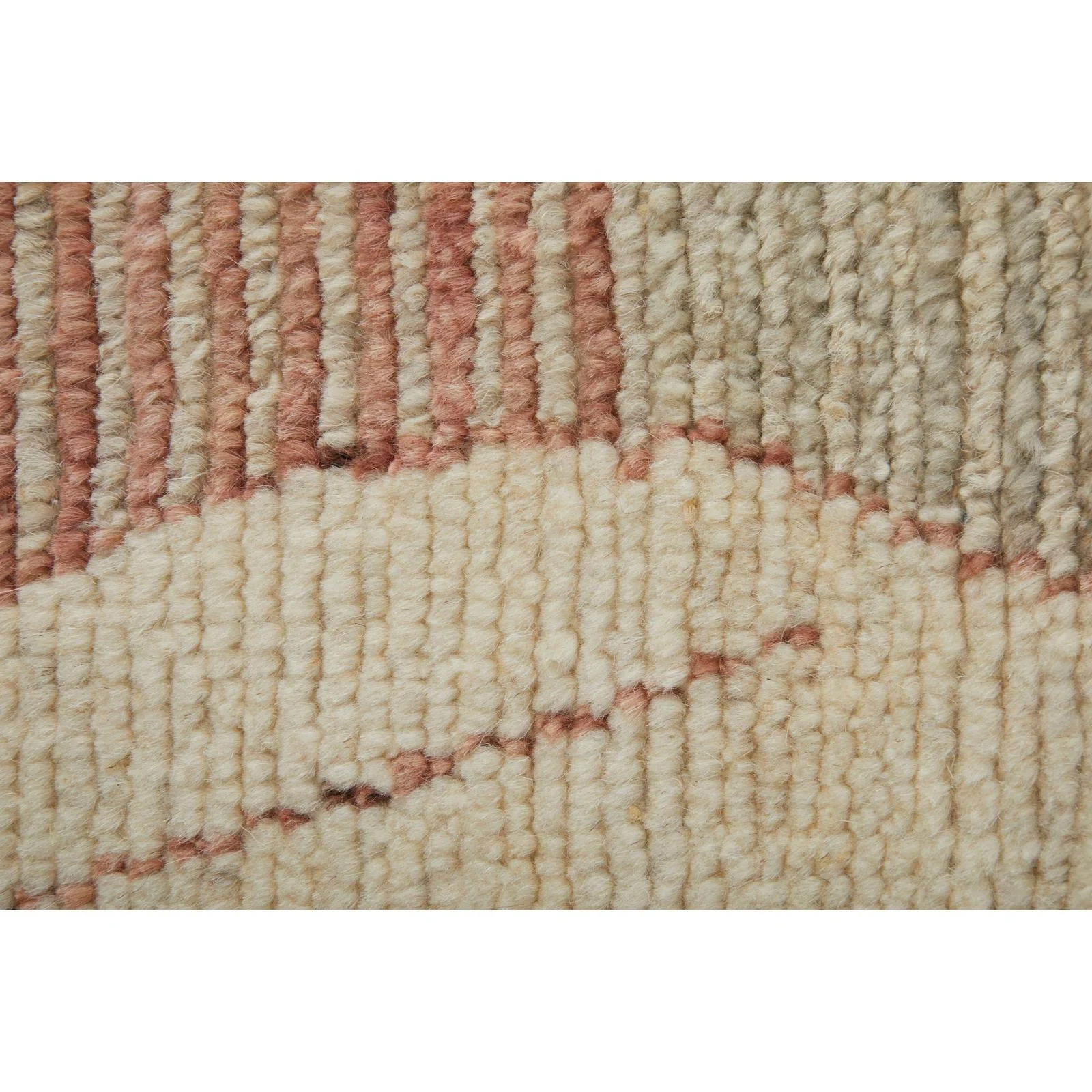 Feizy Kasbah 69G3F Transitional Diamond Rug in Tan/Gray/Red - Image 7