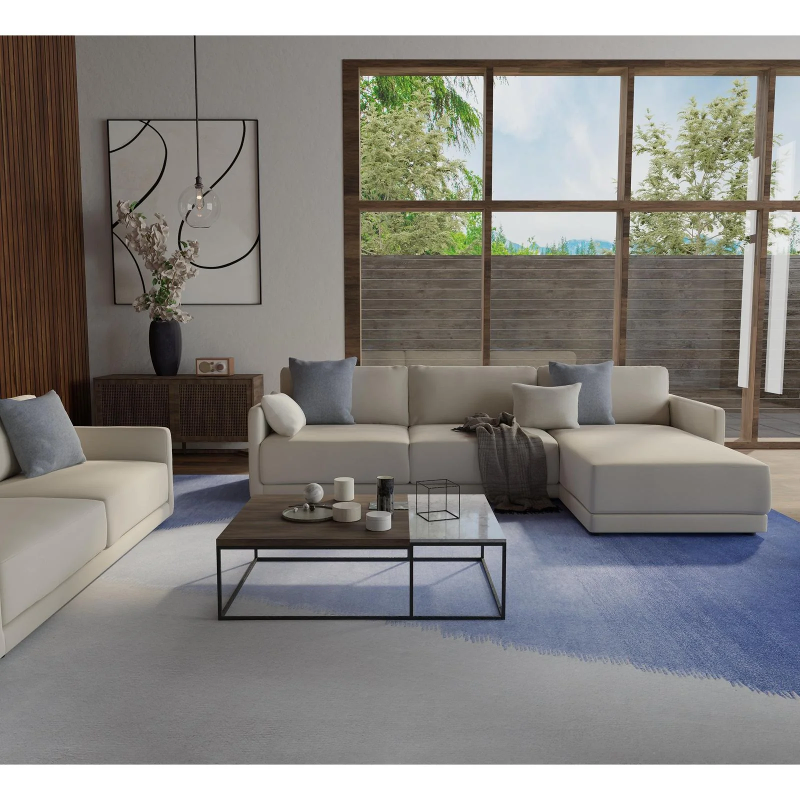 Feizy Katya 8990F Modern Geometric Rug - Image 2