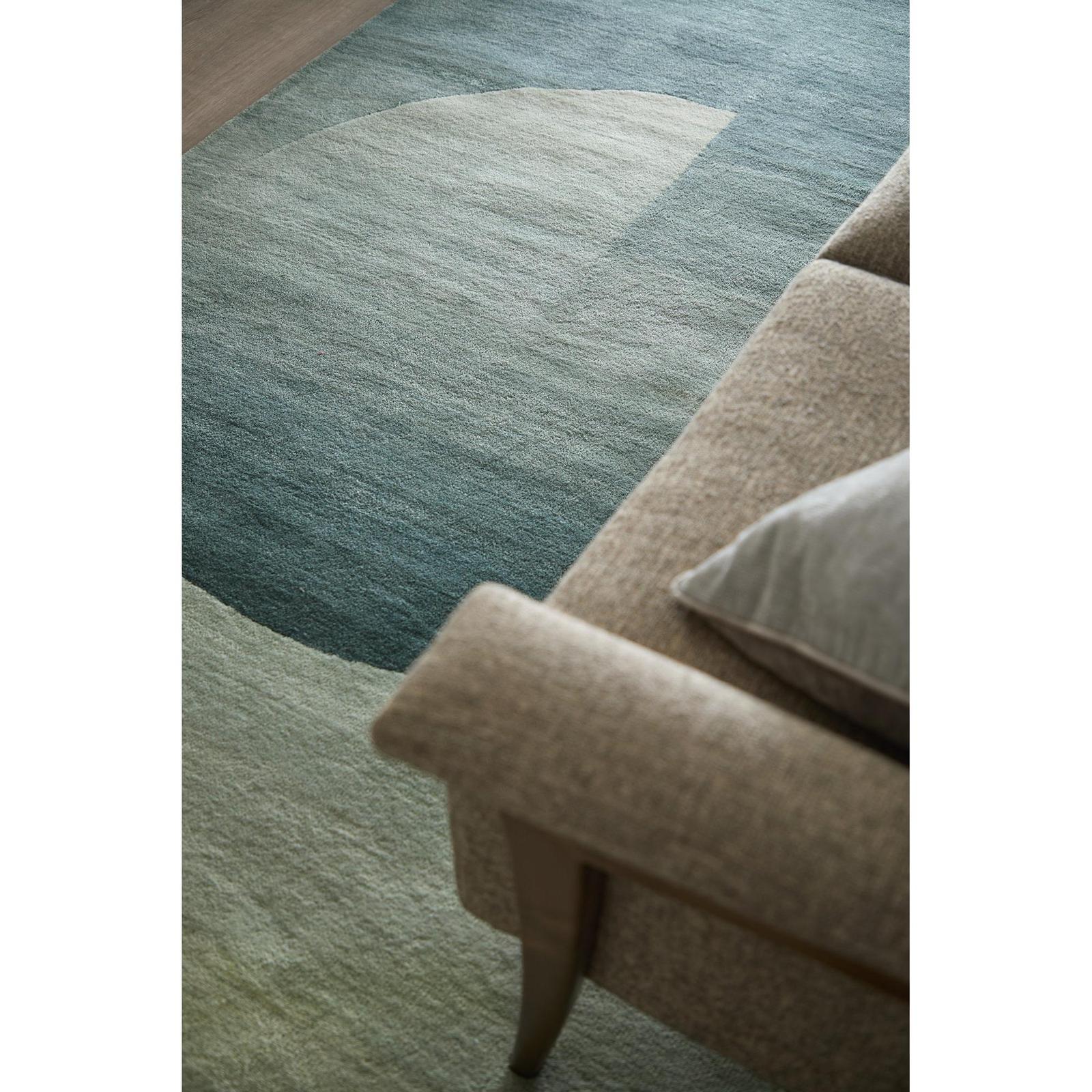 Feizy Katya 8991F Modern Geometric Rug in Blue/White - Image 3