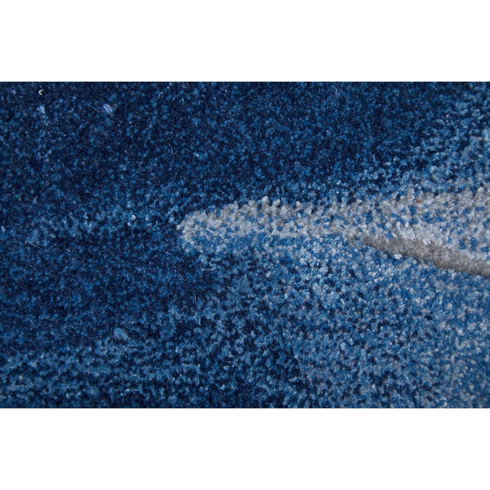 Feizy Kawai 8984F Modern Abstract Rug in Blue/Gray - Image 6