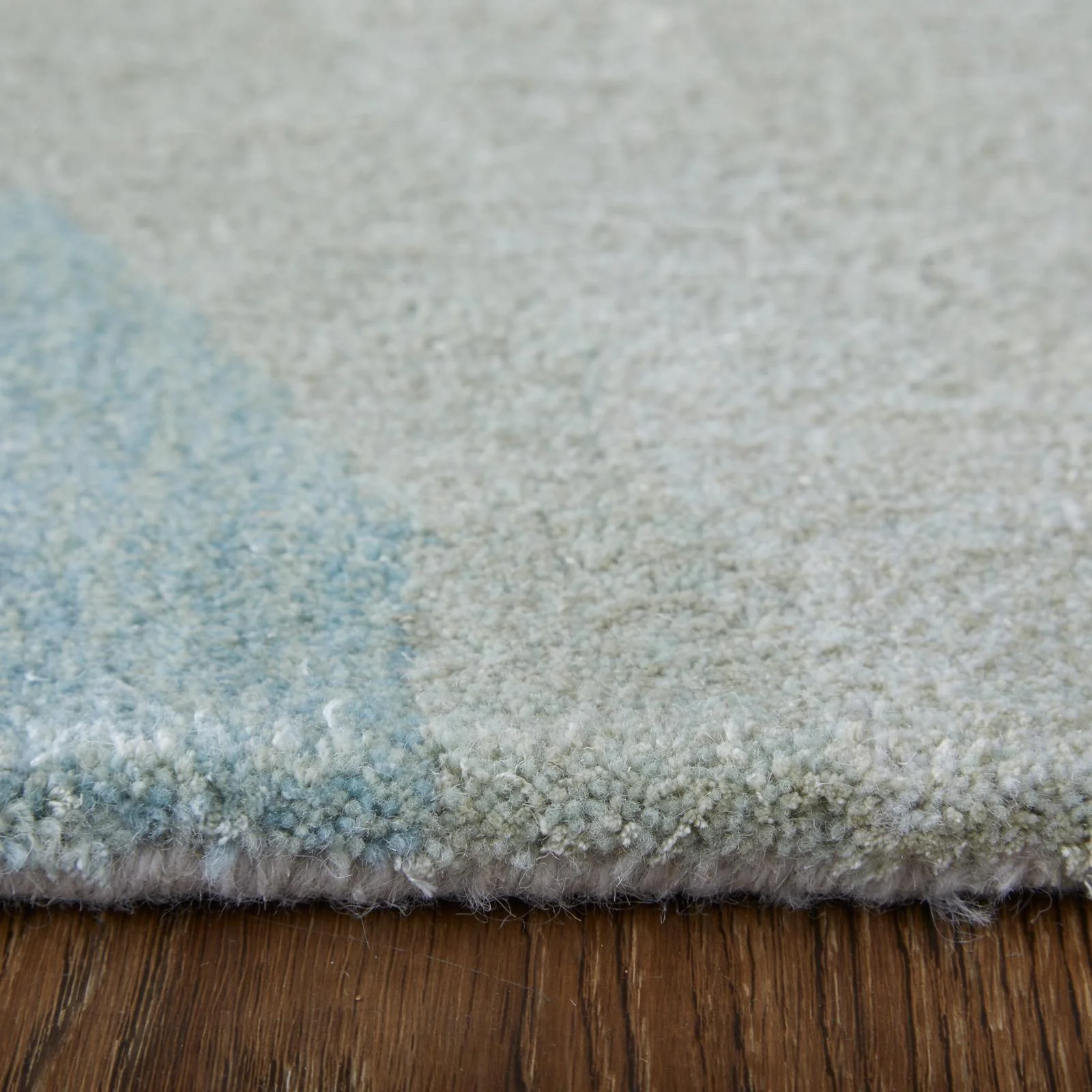 Feizy Kawai 8986F Modern Abstract Rug in Green/Blue/Ivory - Image 8