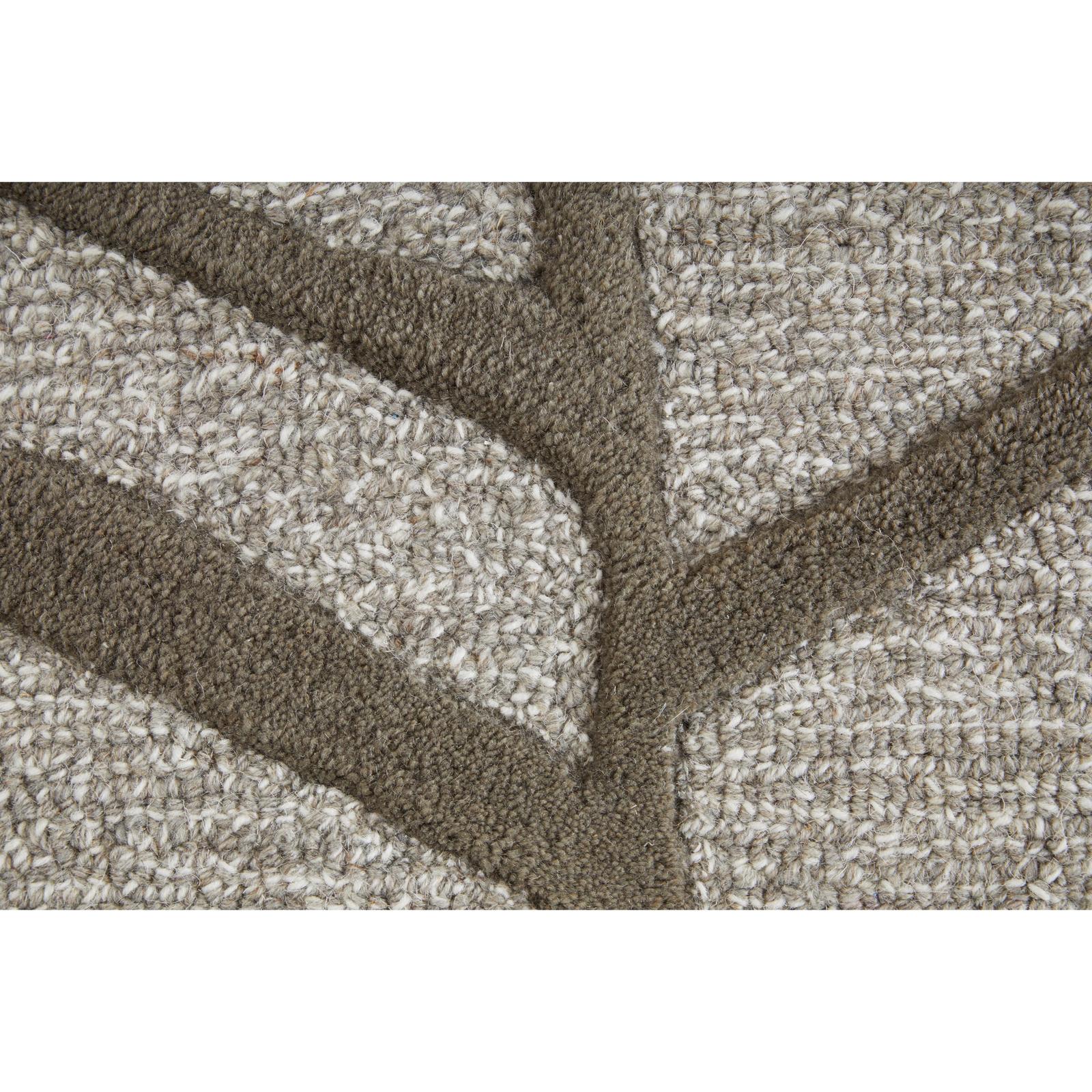 Feizy Kimball 8A30F Transitional Abstract Rug in Gray/Taupe/Ivory - Image 5