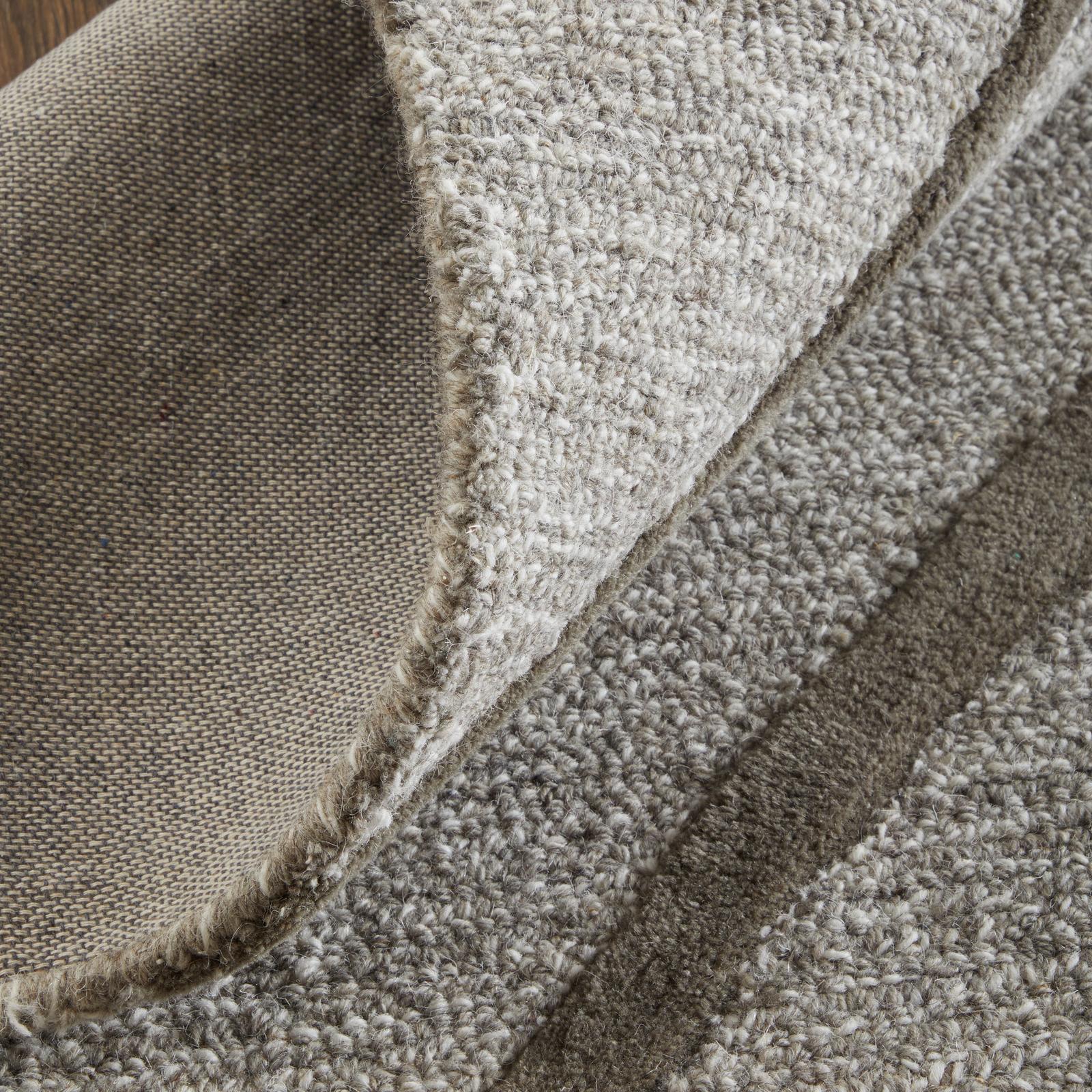 Feizy Kimball 8A30F Transitional Abstract Rug in Gray/Taupe/Ivory - Image 6
