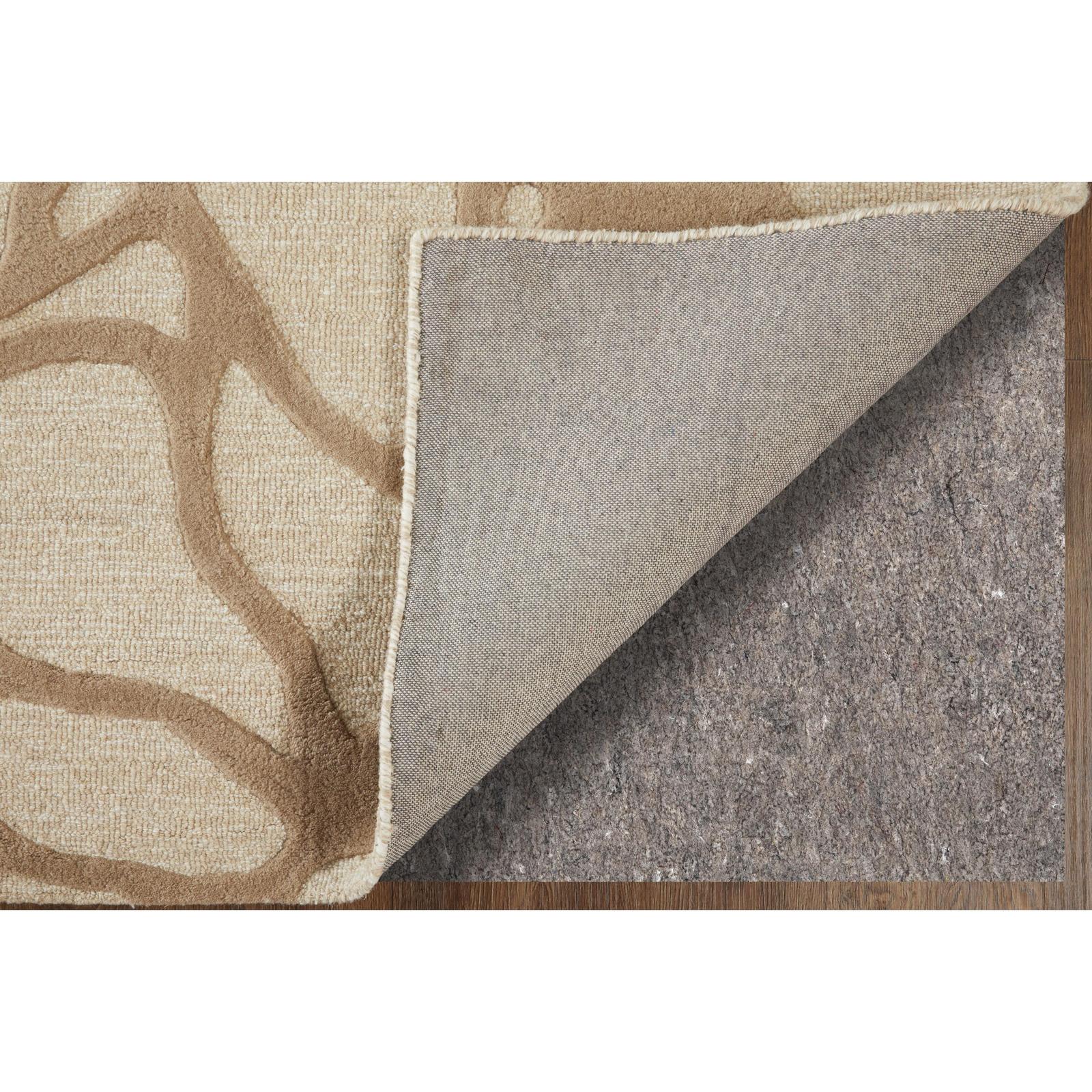 Feizy Kimball 8A32F Transitional Abstract Rug in Ivory/Brown/Tan - Image 4