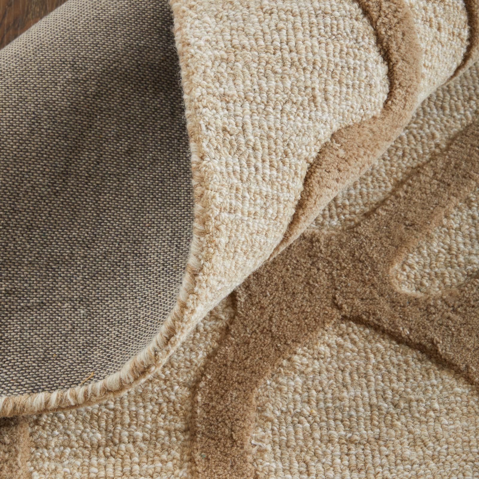 Feizy Kimball 8A32F Transitional Abstract Rug in Ivory/Brown/Tan - Image 7