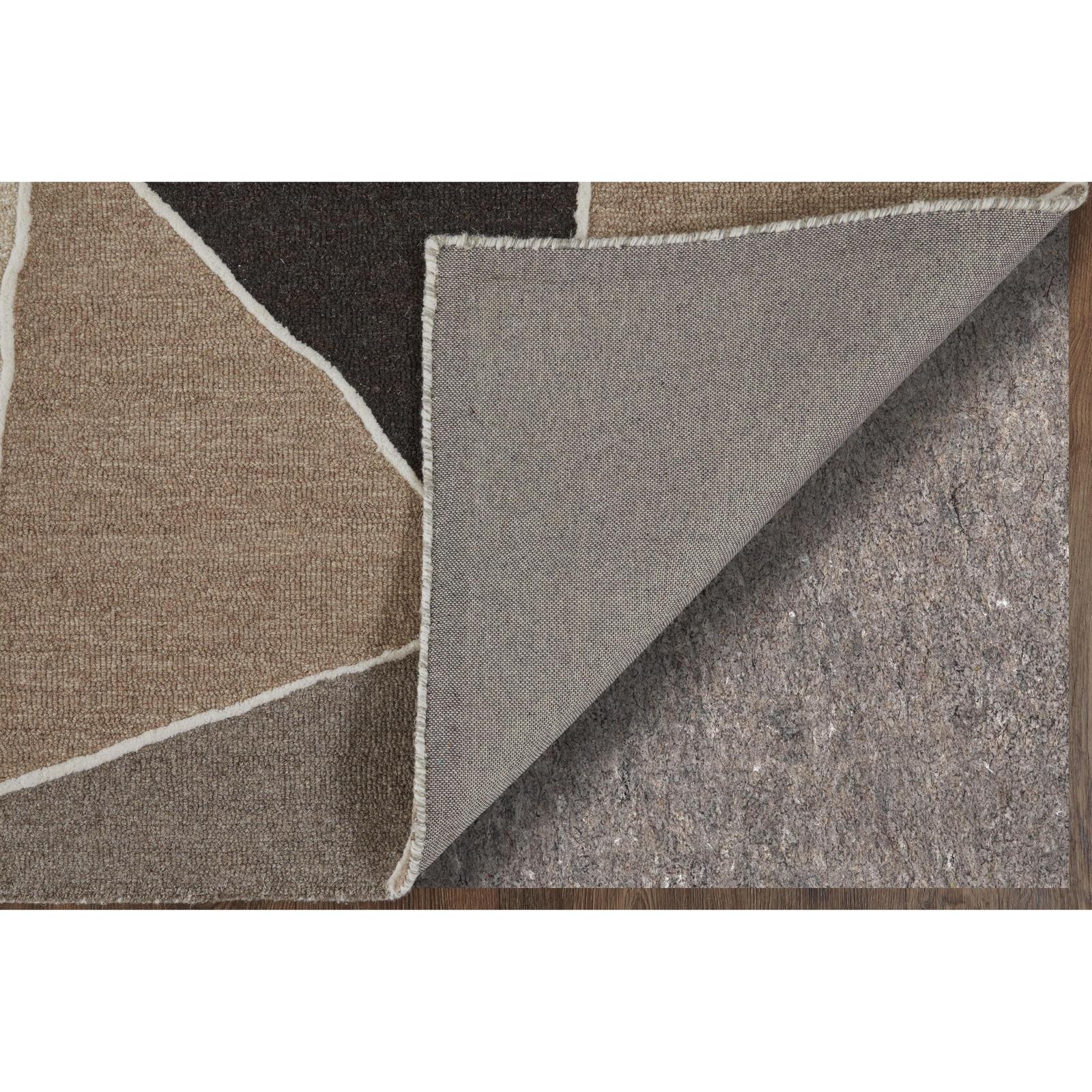 Feizy Kimball 8A33F Transitional Abstract Rug in Gray/Black/Brown - Image 4