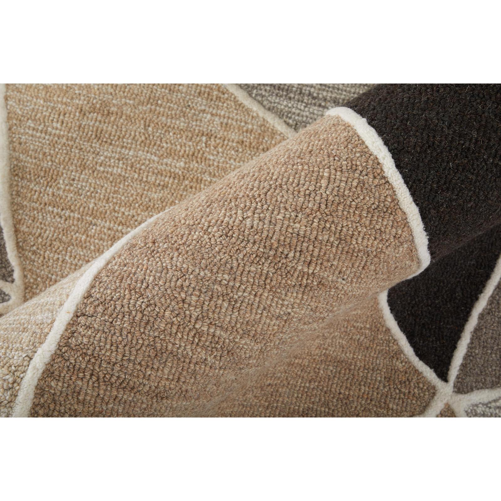 Feizy Kimball 8A33F Transitional Abstract Rug in Gray/Black/Brown - Image 5