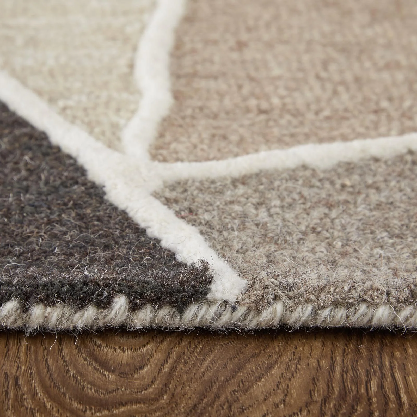 Feizy Kimball 8A33F Transitional Abstract Rug in Gray/Black/Brown - Image 8