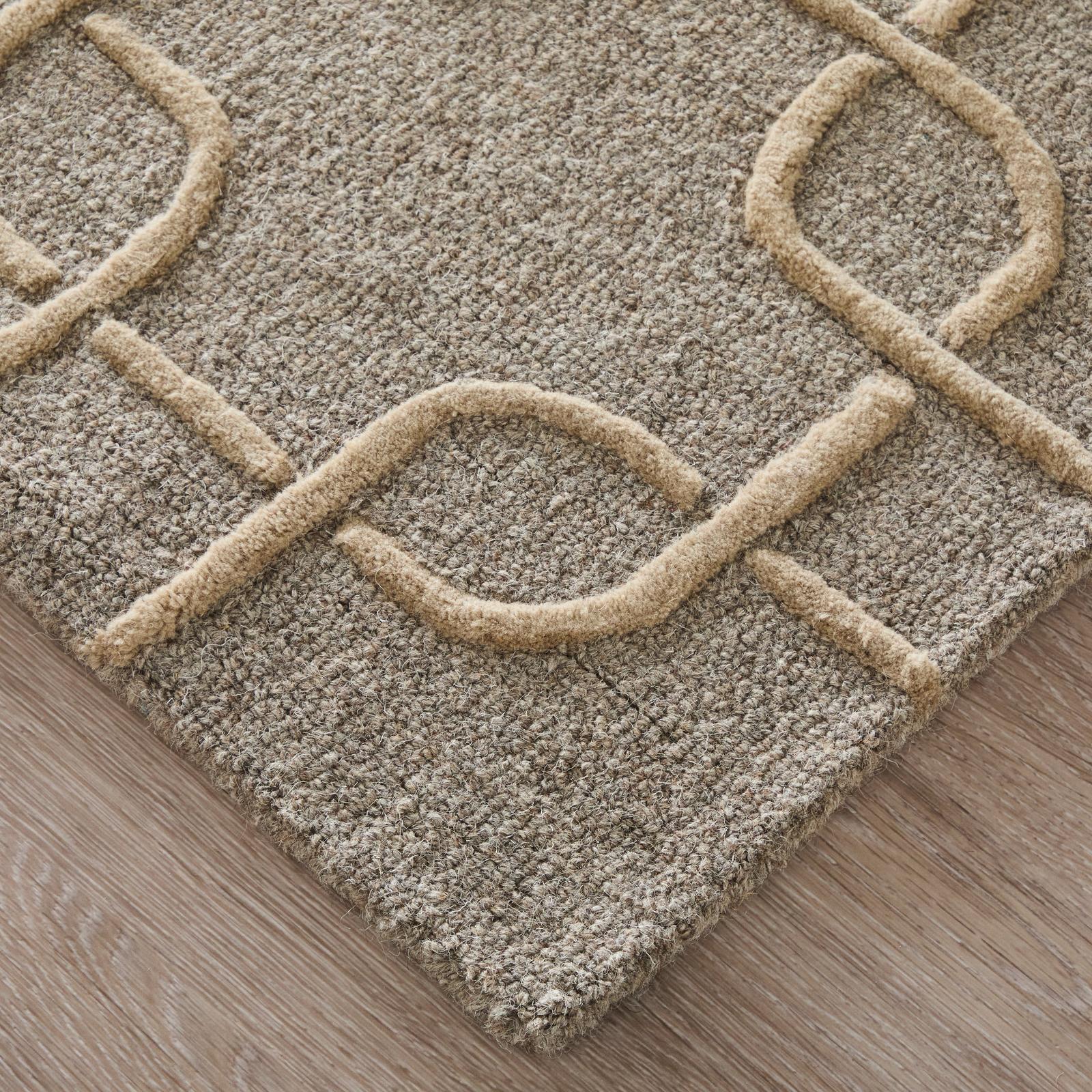 Feizy Kimball 8A35F Transitional Trellis & Lattice Rug in Gray/Taupe/Tan - Image 5