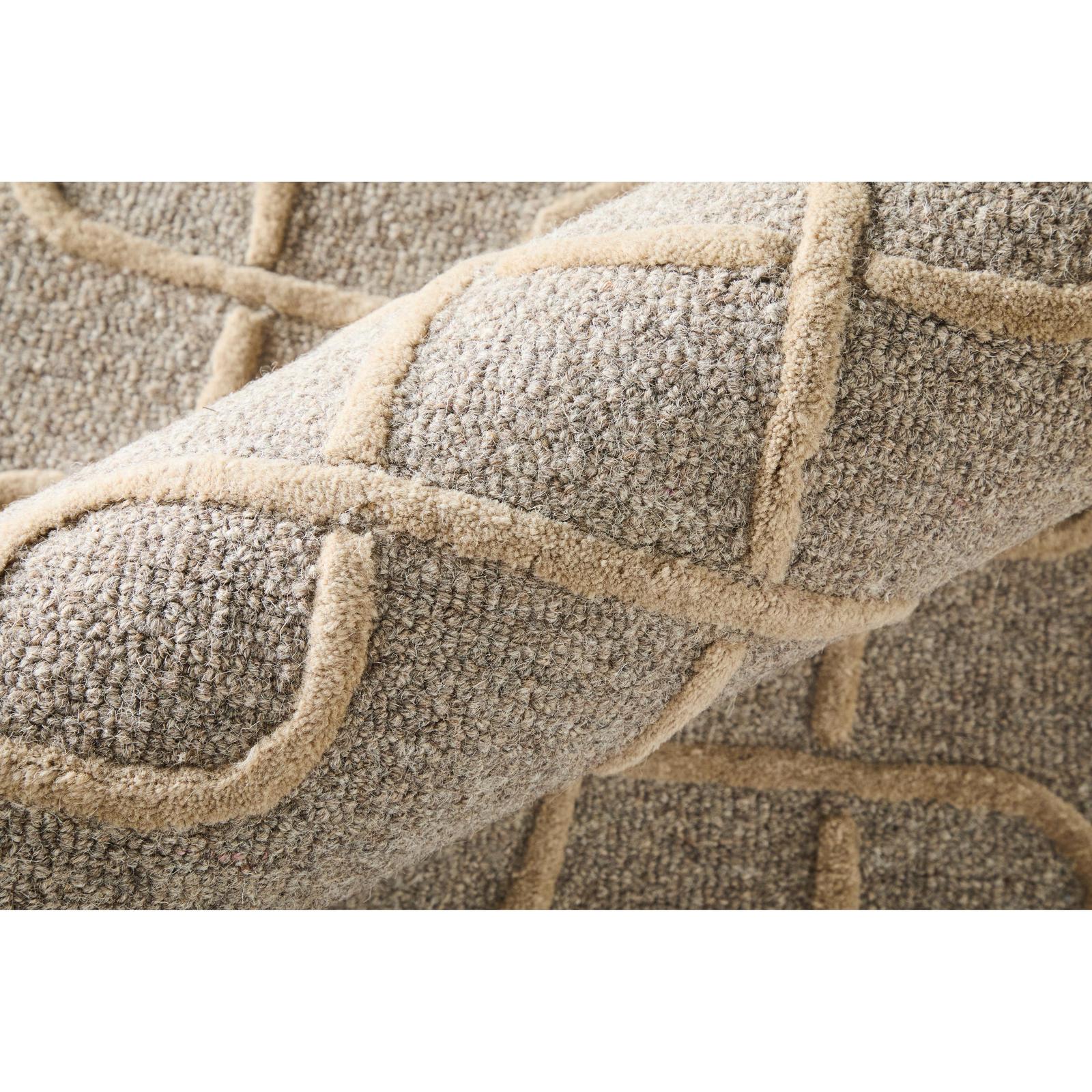 Feizy Kimball 8A35F Transitional Trellis & Lattice Rug in Gray/Taupe/Tan - Image 7