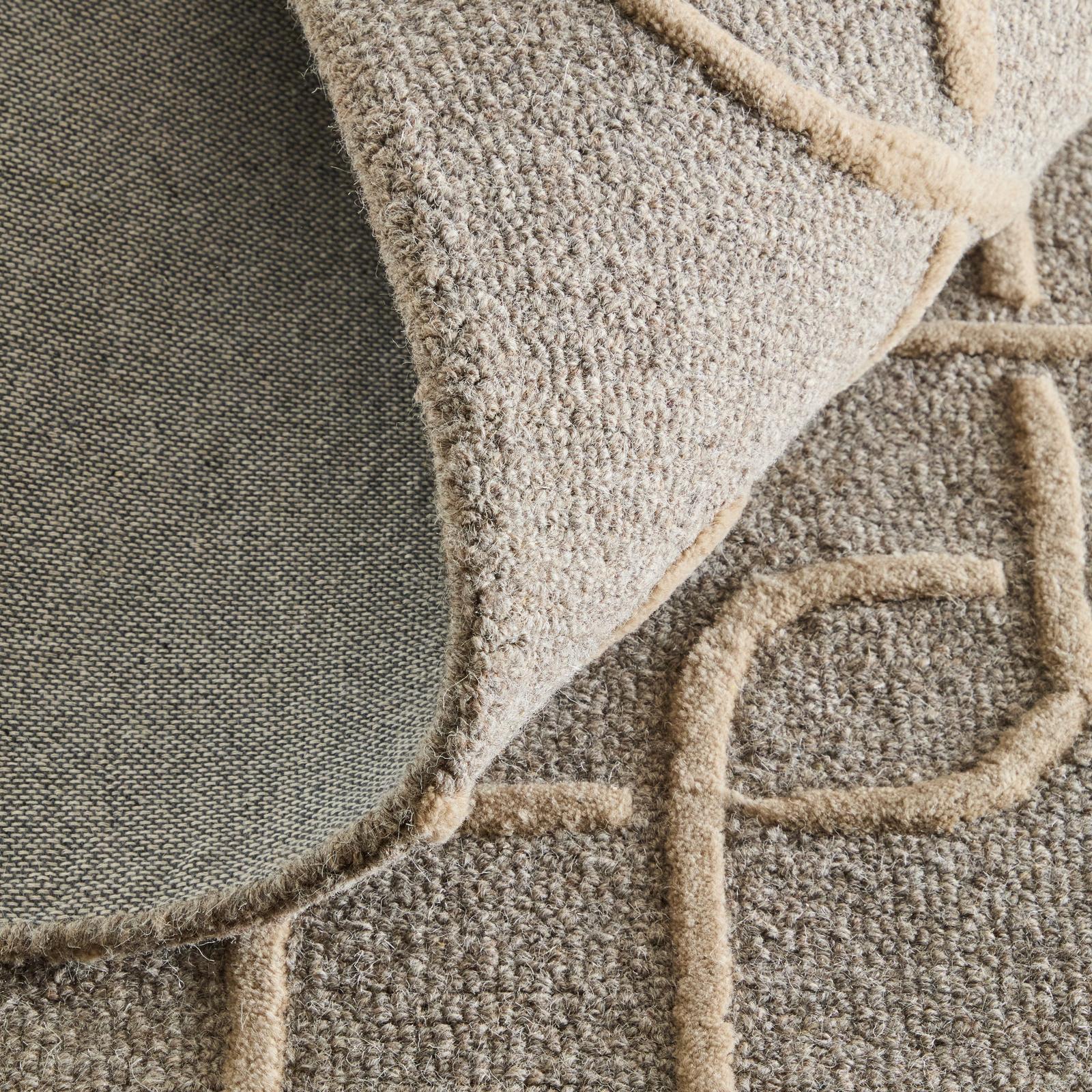 Feizy Kimball 8A35F Transitional Trellis & Lattice Rug in Gray/Taupe/Tan - Image 9