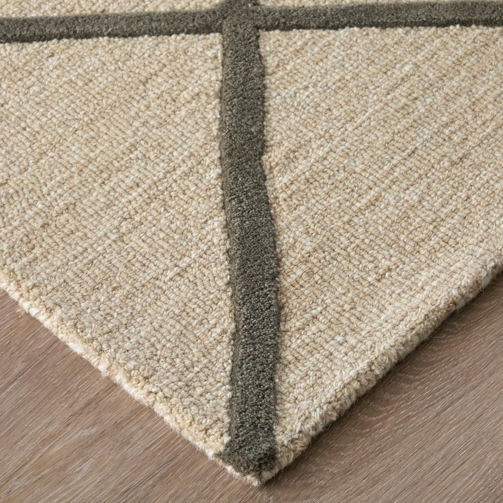 Feizy Kimball 8A36F Transitional Trellis & Lattice Rug in Ivory/Gray/Tan - Image 5