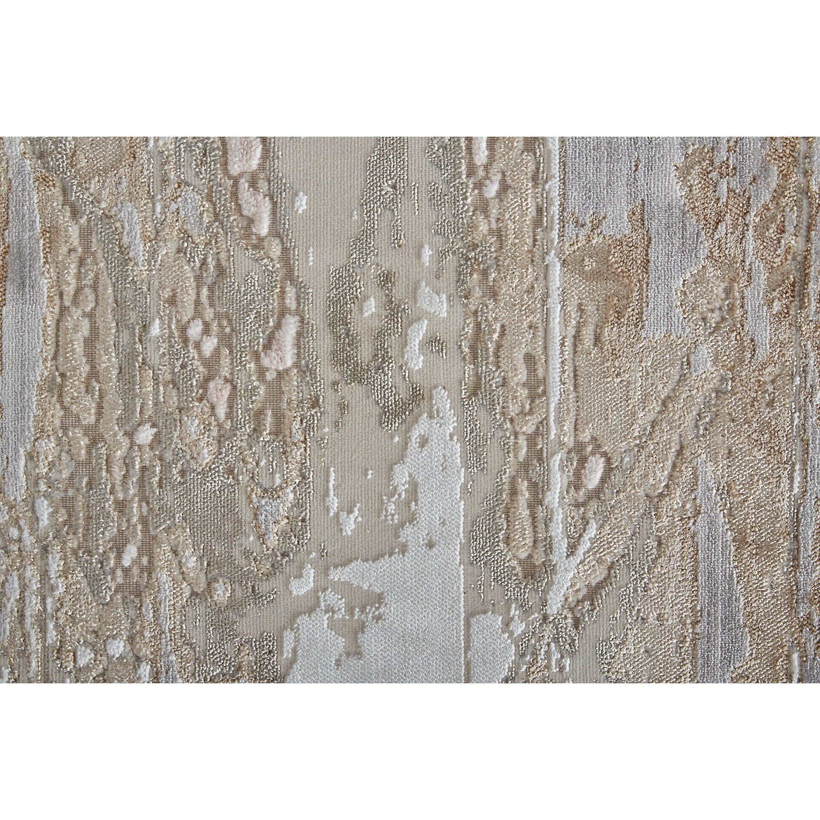 Feizy Laina 39G5F Transitional Abstract in Tan/Ivory - Image 7