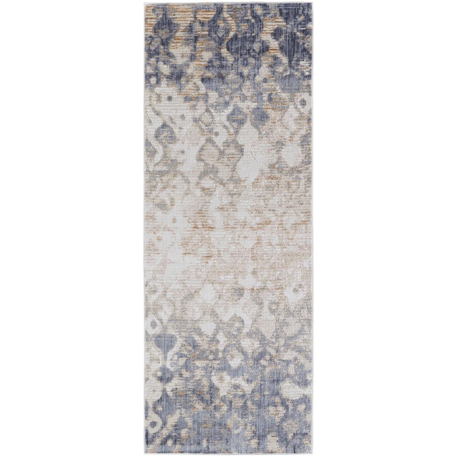 Feizy Laina 39G7F Transitional Gradient & Ombre in Tan/Ivory/Blue - Image 9