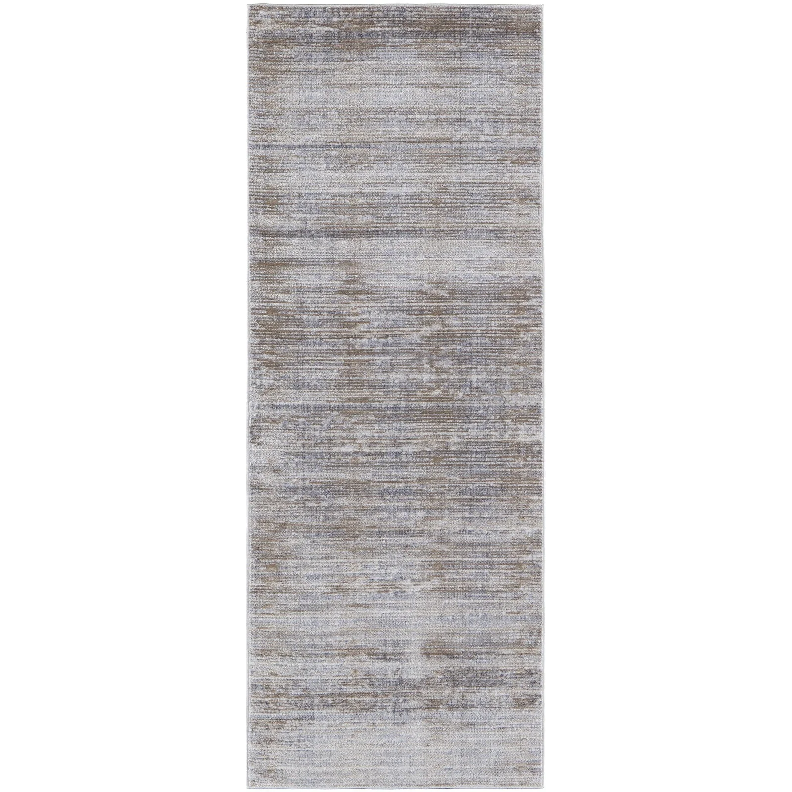 Feizy Laina 39GAF Transitional Distressed in Taupe/Silver/Tan - Image 9
