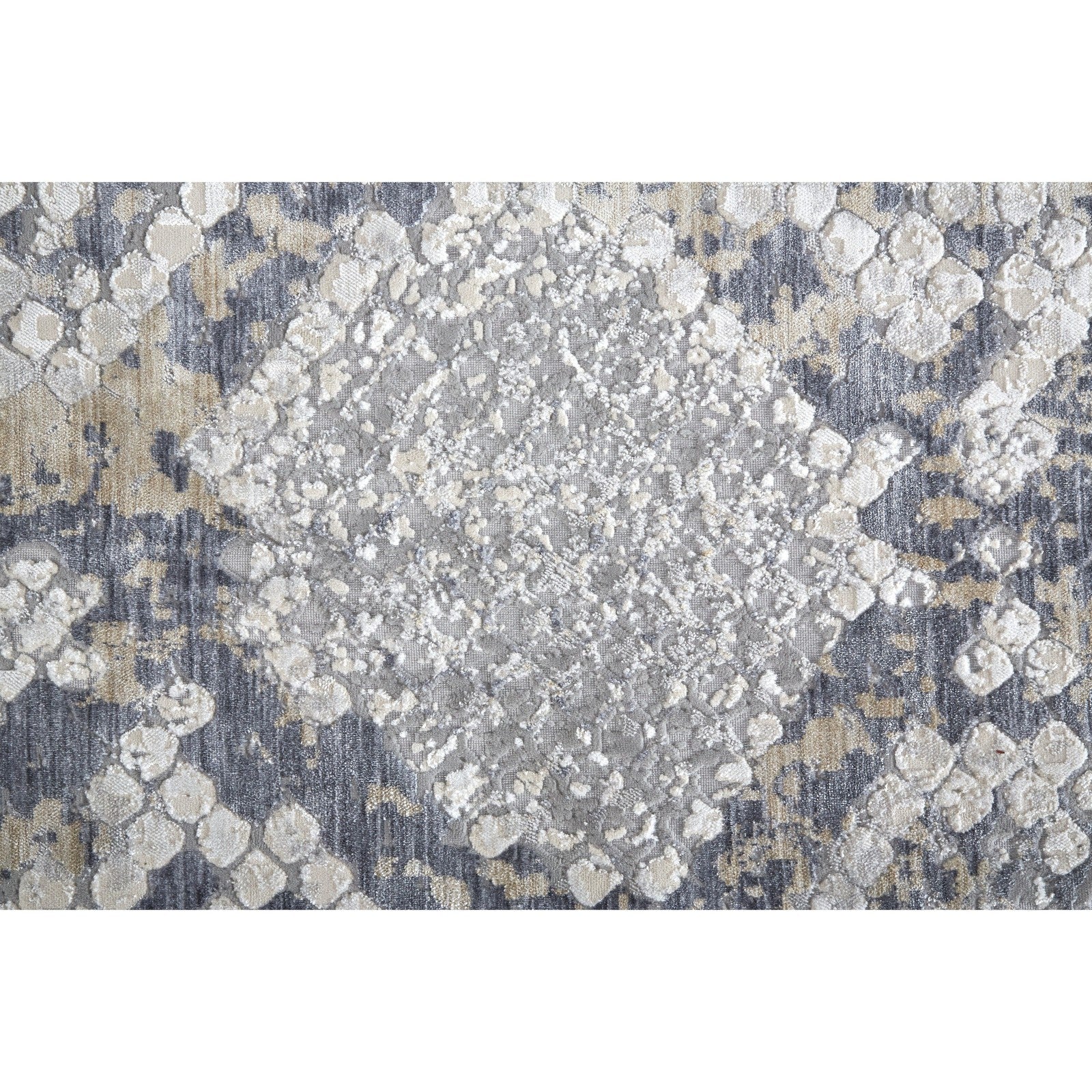 Feizy Laina 39GIF Transitional Trellis & Lattice in Silver/Gray/Blue - Image 7