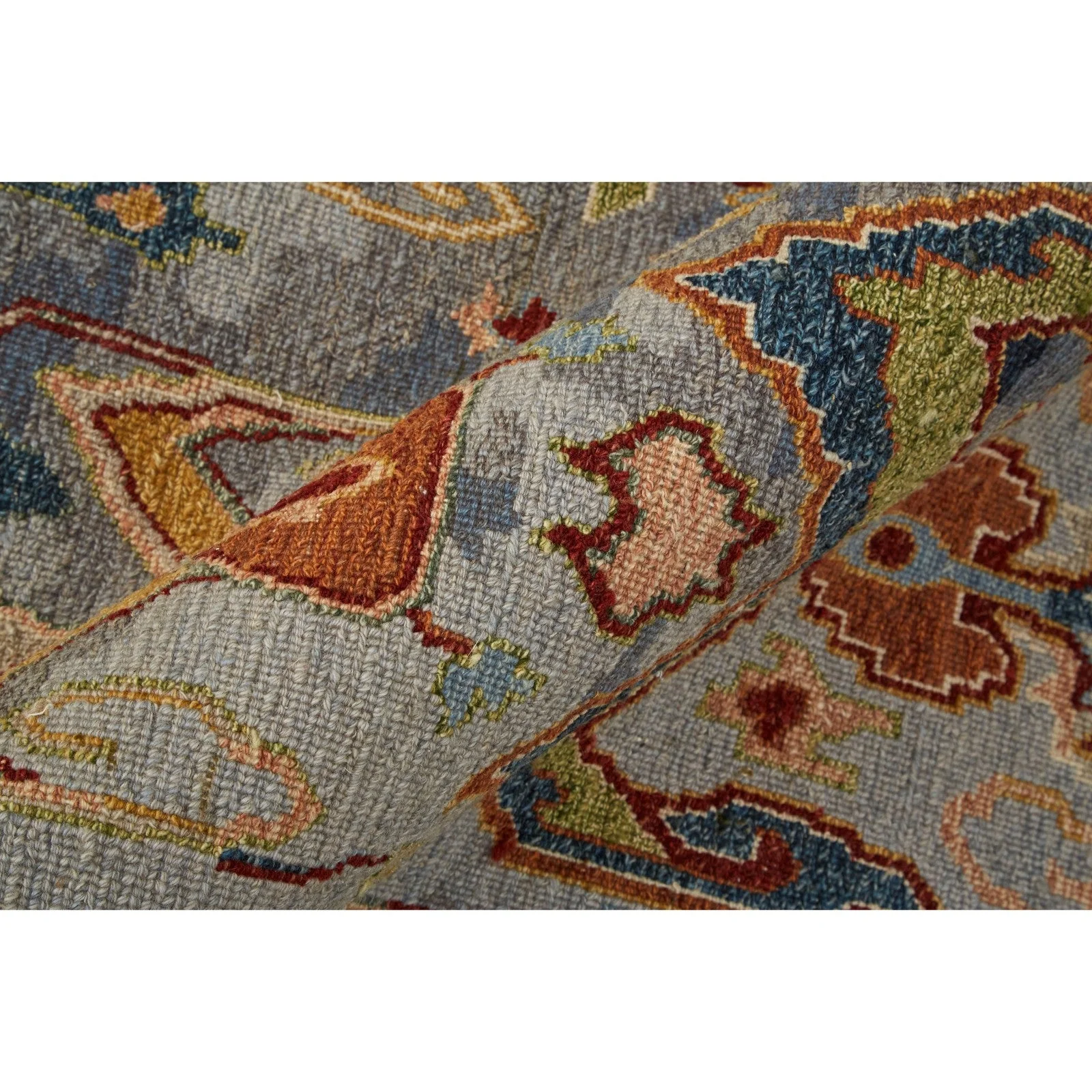 Feizy Leylan 0563F Transitional Ikat in Blue/Gray/Tan - Image 5