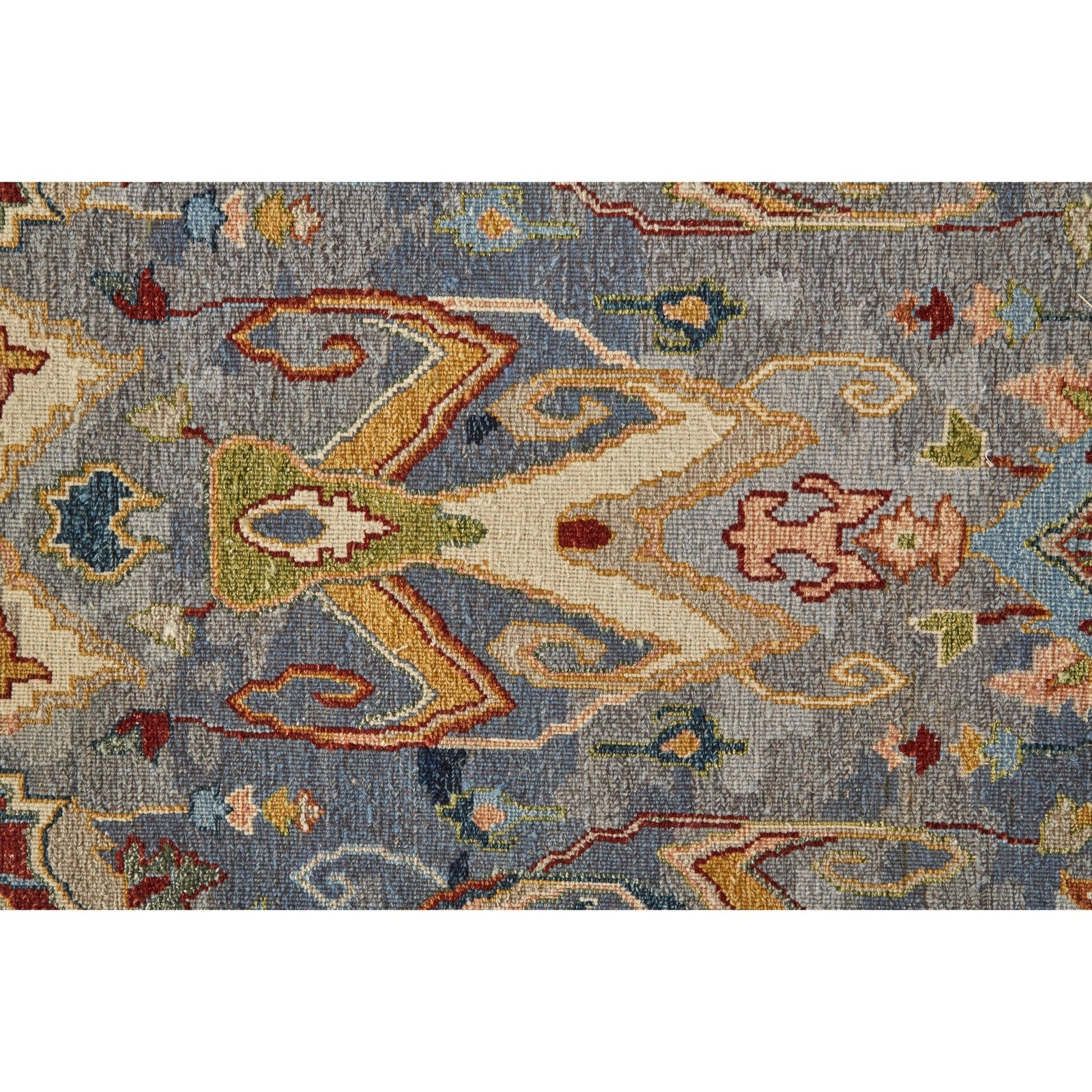 Feizy Leylan 0563F Transitional Ikat in Blue/Gray/Tan - Image 6