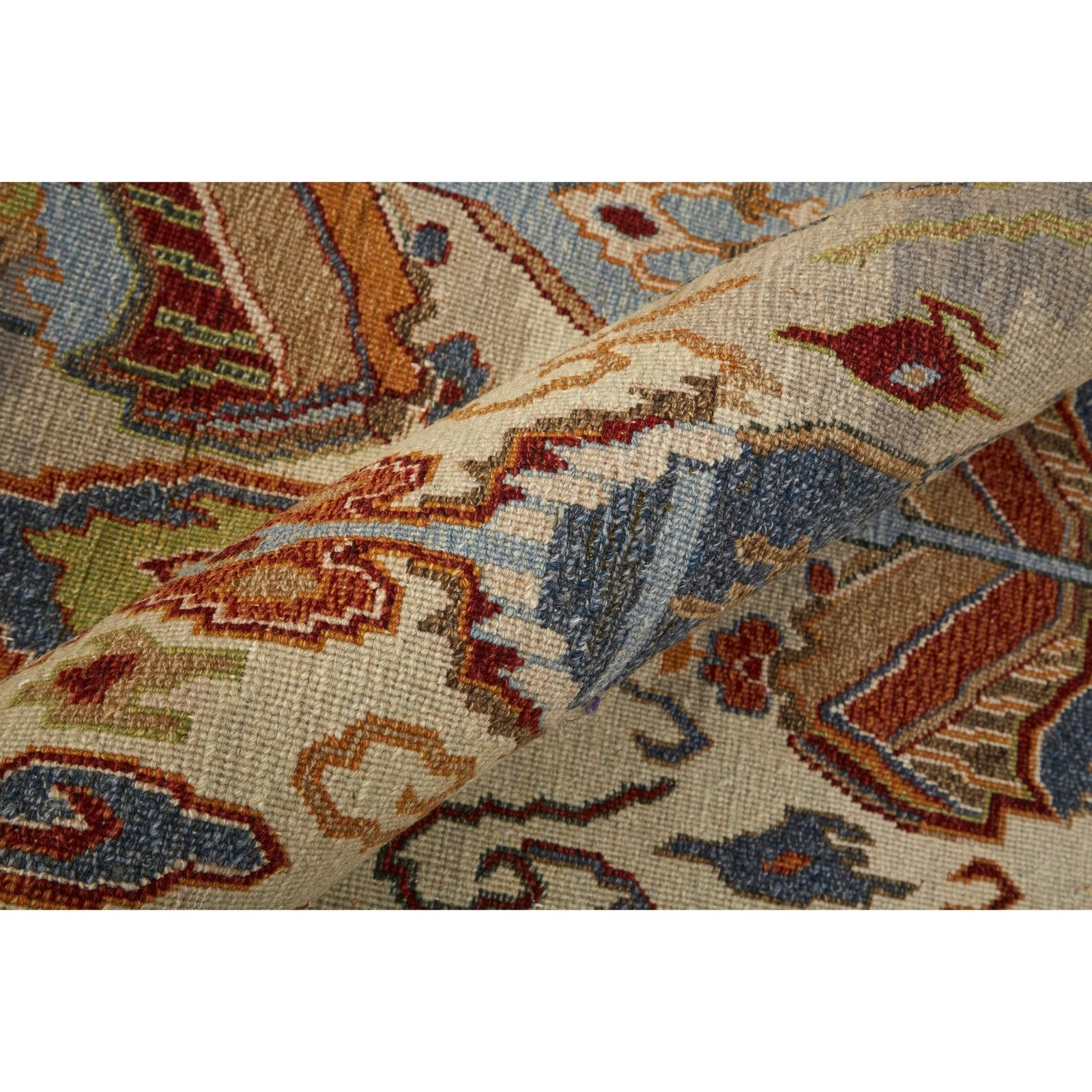 Feizy Leylan 0563F Transitional Ikat in Tan/Ivory/Orange - Image 5