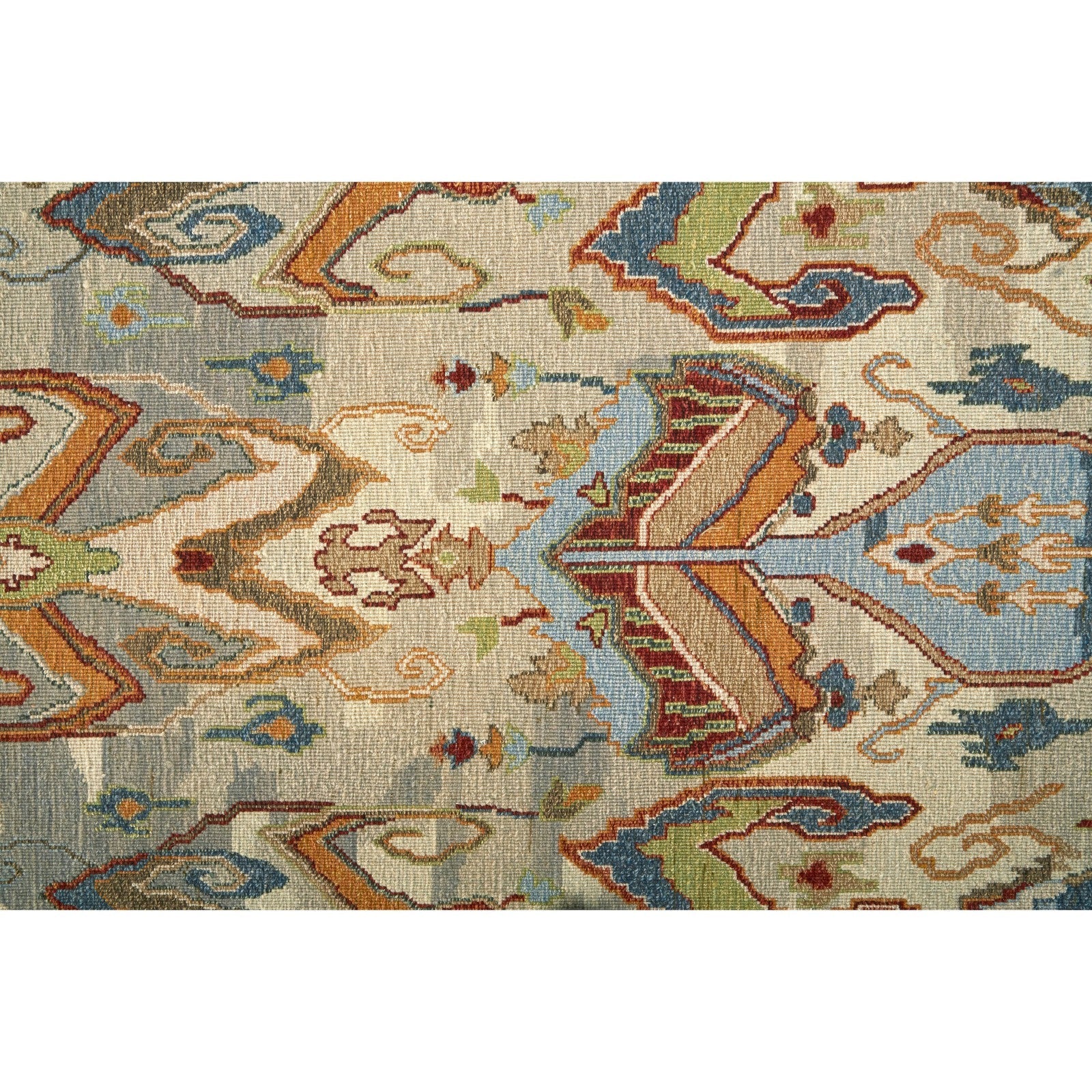 Feizy Leylan 0563F Transitional Ikat in Tan/Ivory/Orange - Image 6