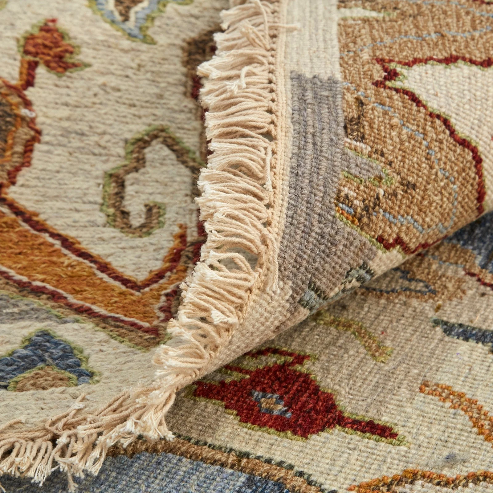Feizy Leylan 0563F Transitional Ikat in Tan/Ivory/Orange - Image 7