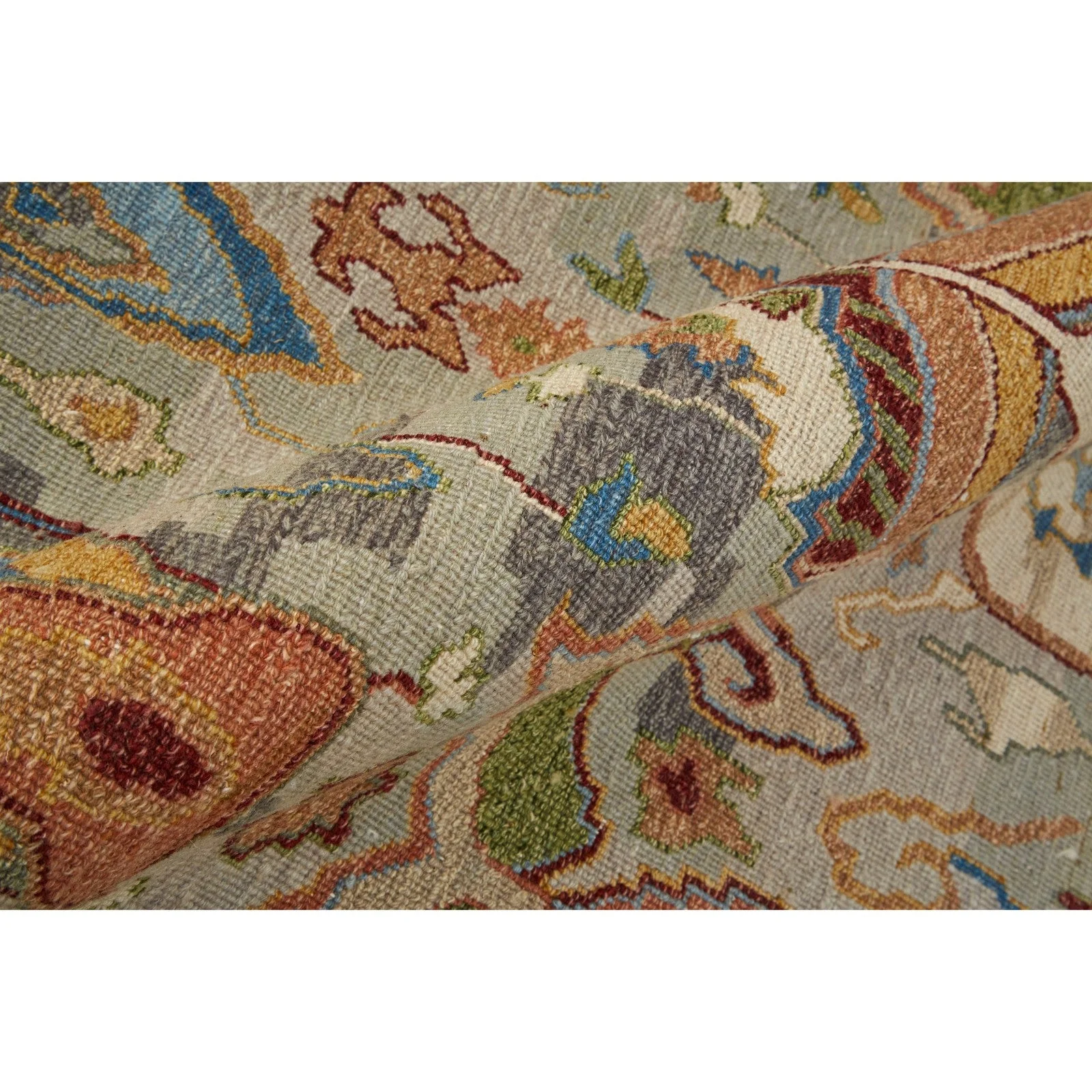 Feizy Leylan 0563F Transitional Ikat in Taupe/Tan/Orange - Image 5