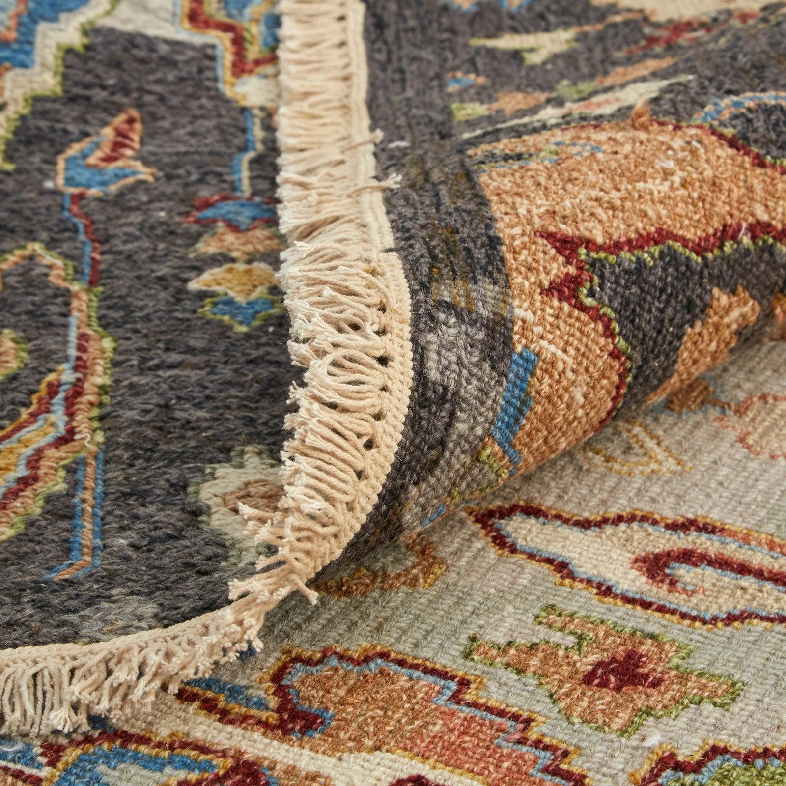 Feizy Leylan 0563F Transitional Ikat in Taupe/Tan/Orange - Image 7