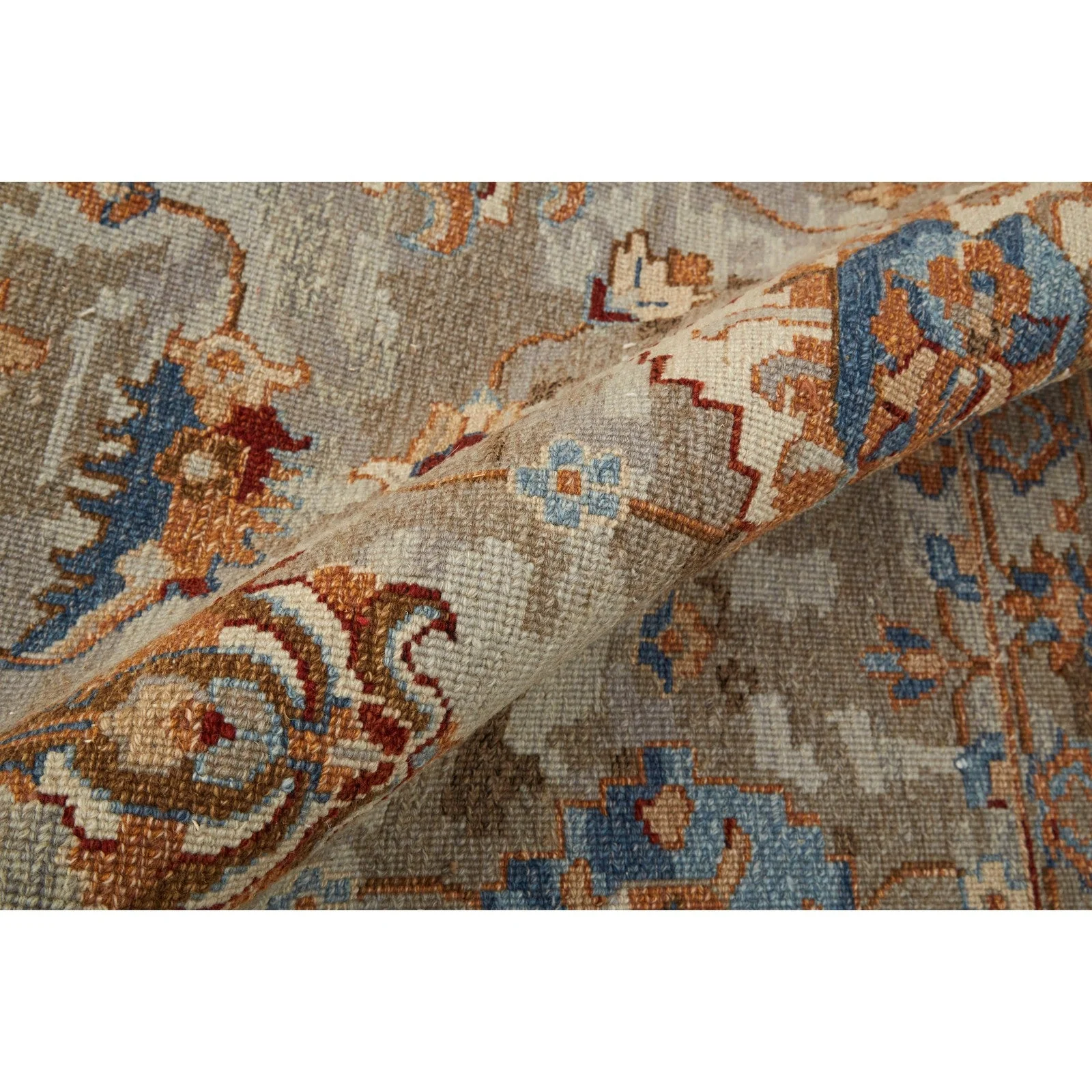 Feizy Leylan 0583F Transitional Floral & Botanical in Brown/Tan/Gray - Image 5