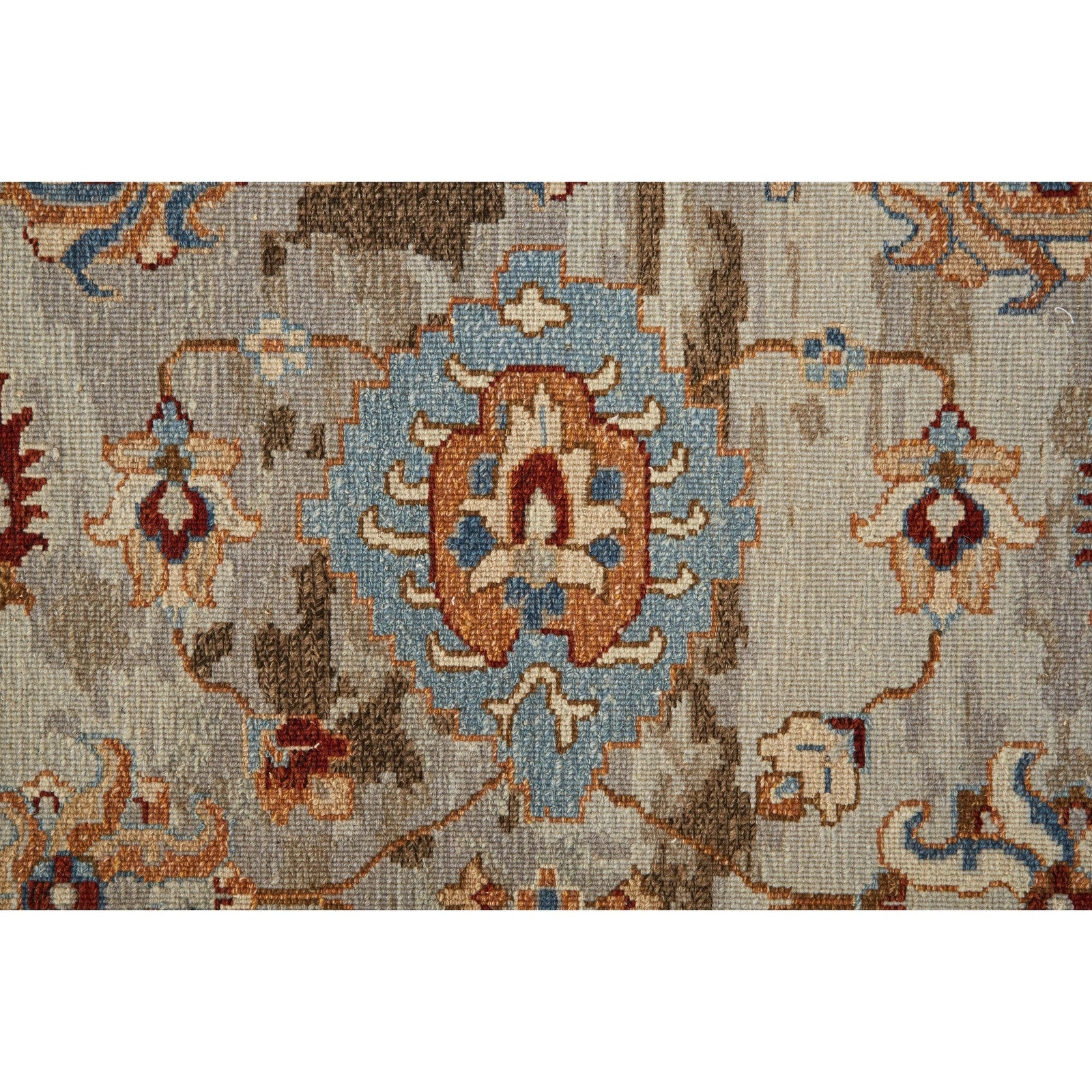 Feizy Leylan 0583F Transitional Floral & Botanical in Brown/Tan/Gray - Image 6